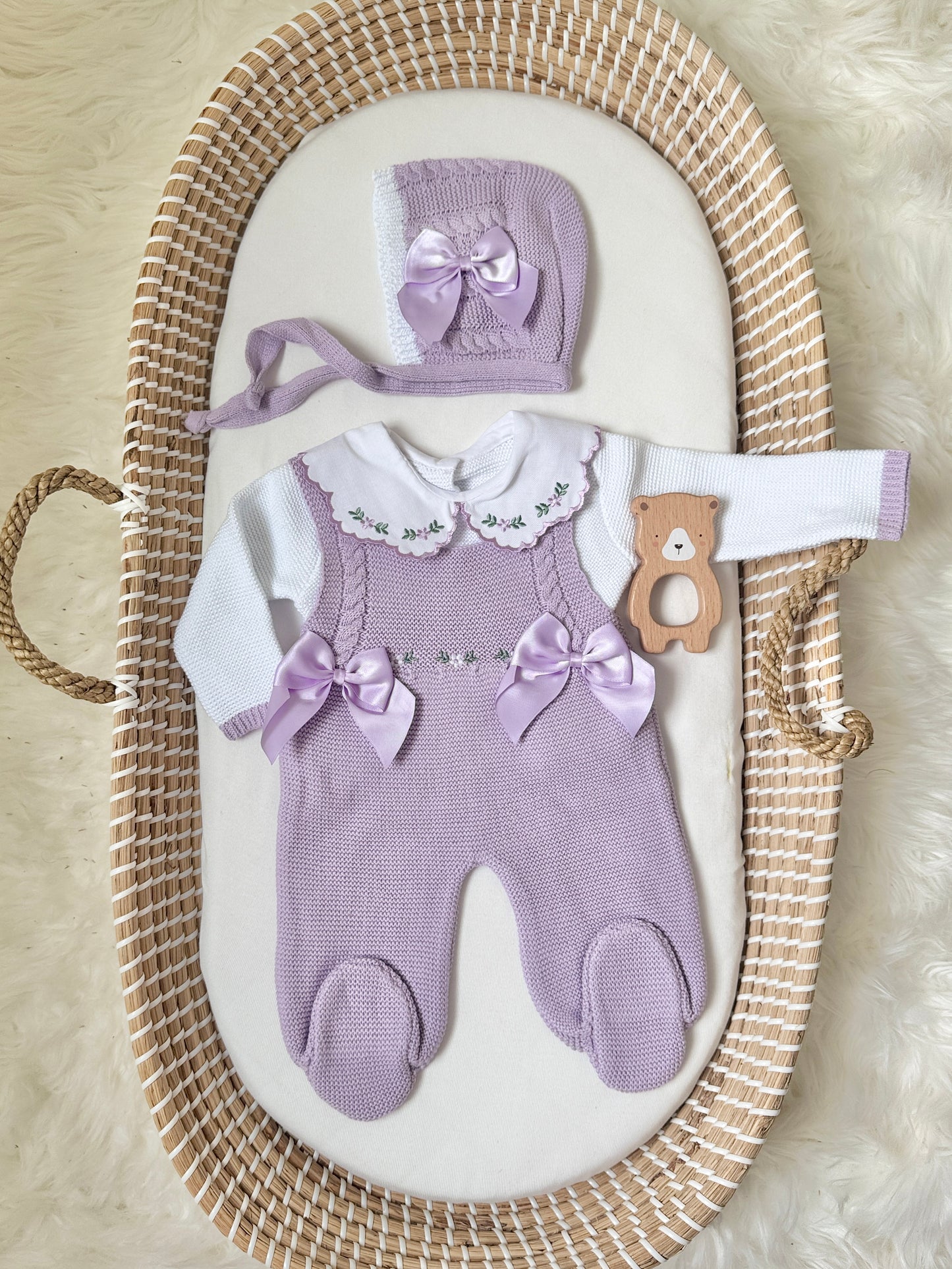 Alana Overall - Lilac/White