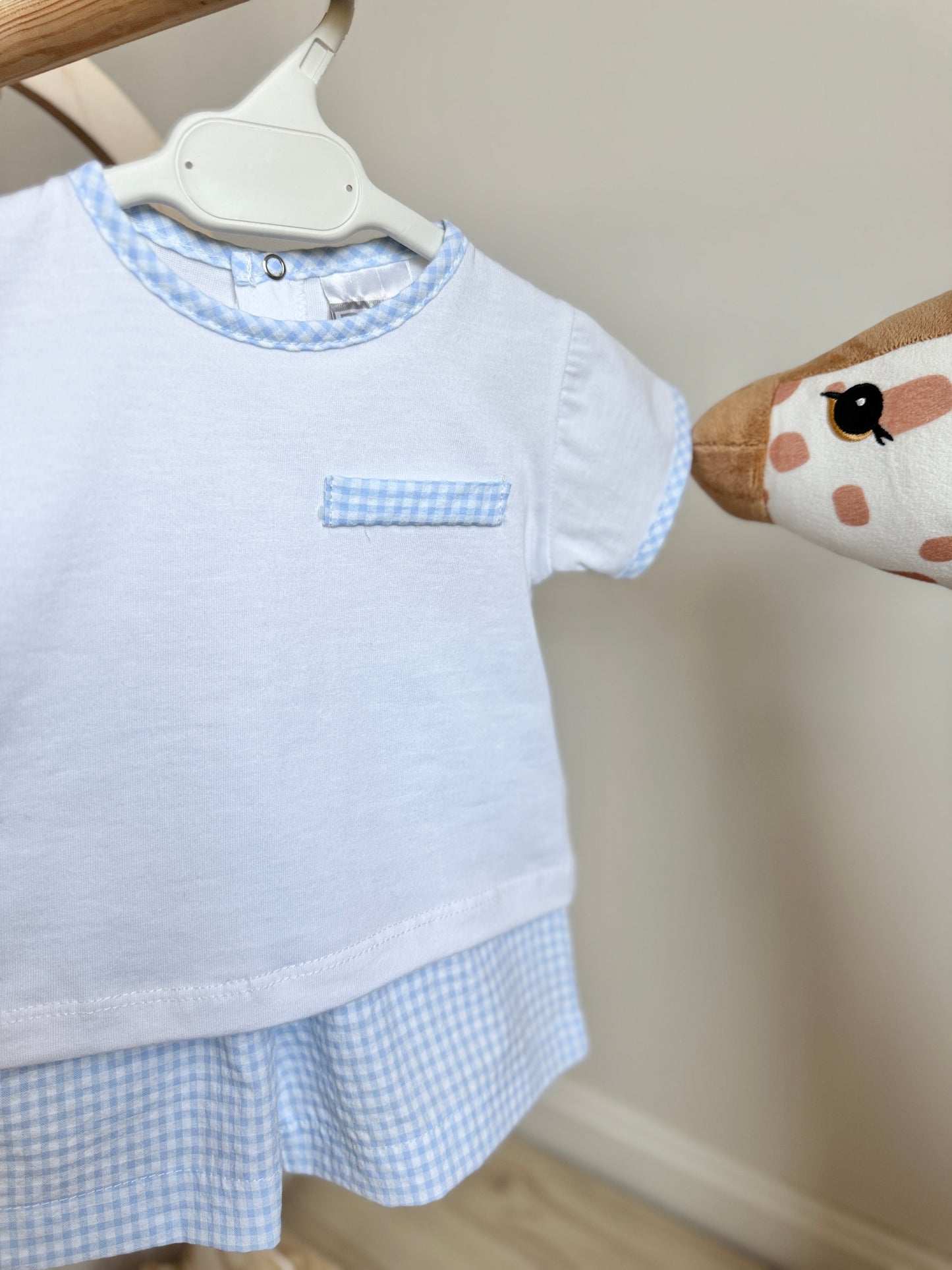Archie Set - Light Blue & White