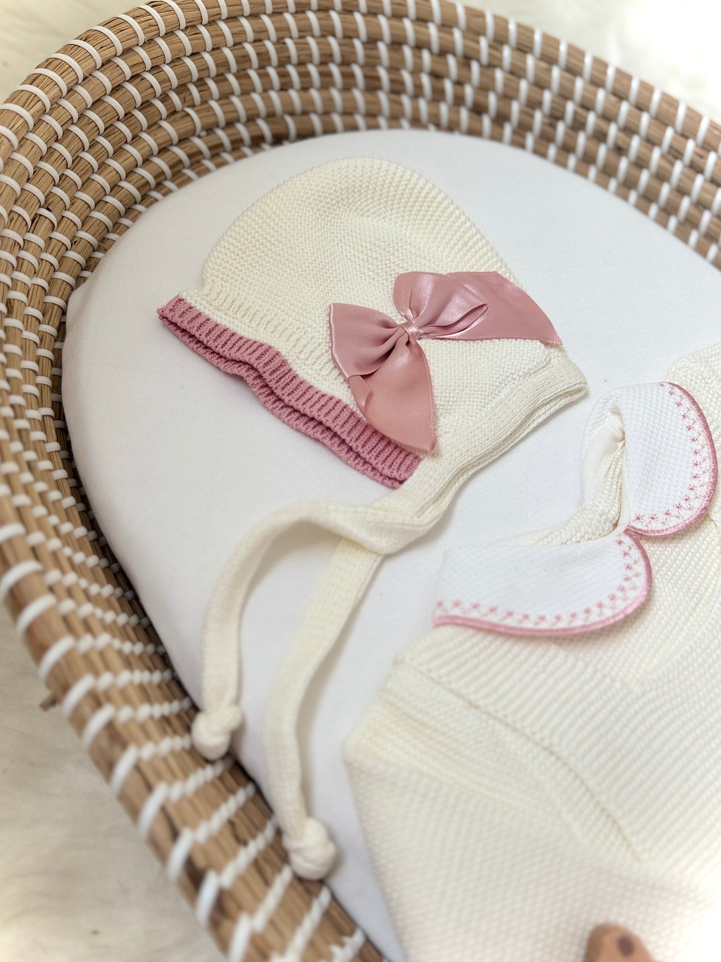 Lucy Overall - Cream/Dusty Pink