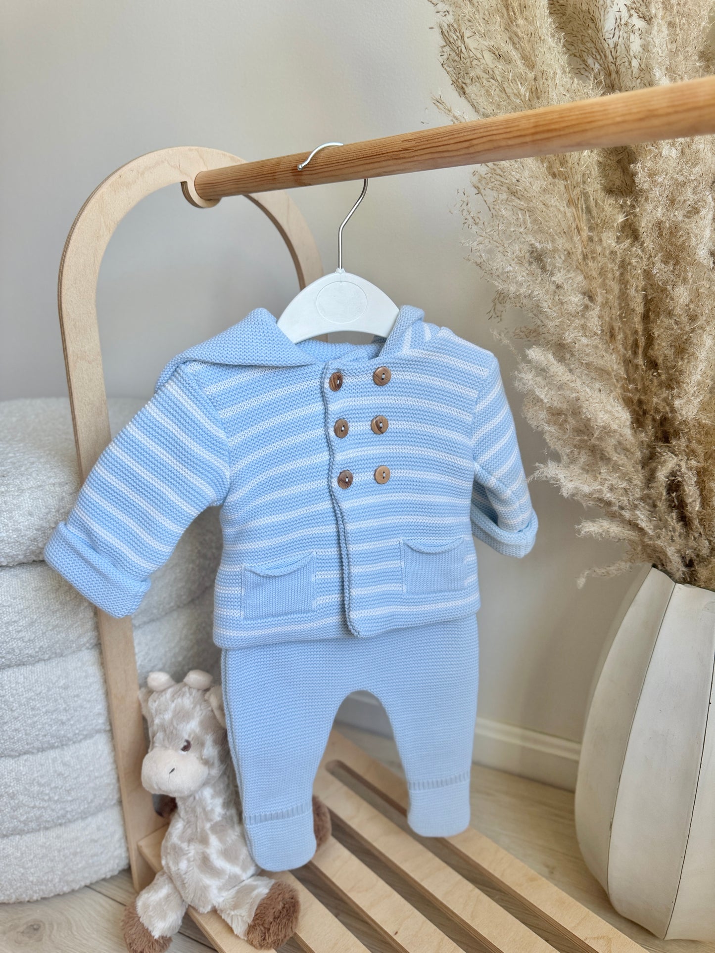 Joseph Knitted Set - Blue