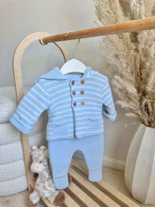 Joseph Knitted Set - Blue