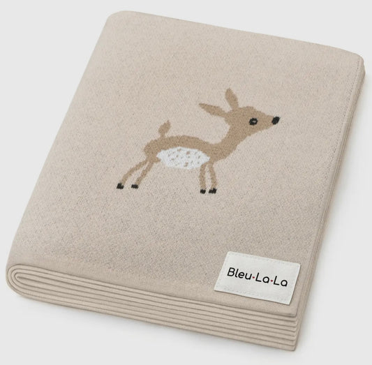 Reindeer Blanket - Beige