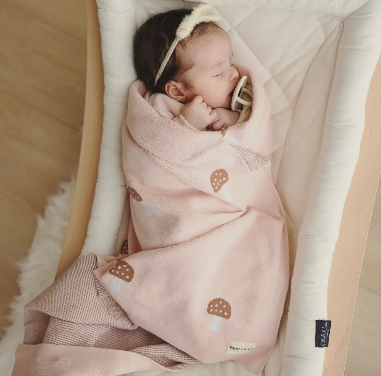 Mushroom Blanket - Pink