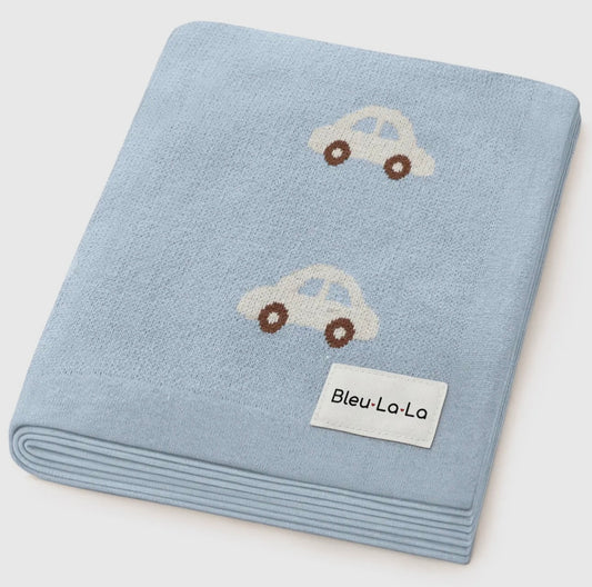 Car Blanket - Blue