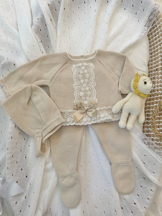 Fidelia Knitted Set - Beige