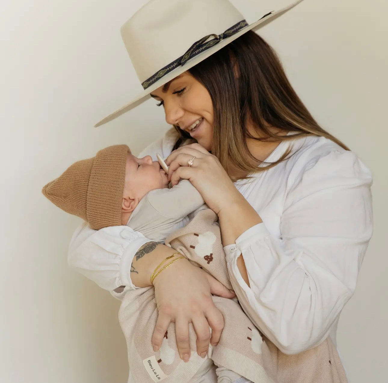 Manta de oveja - Beige