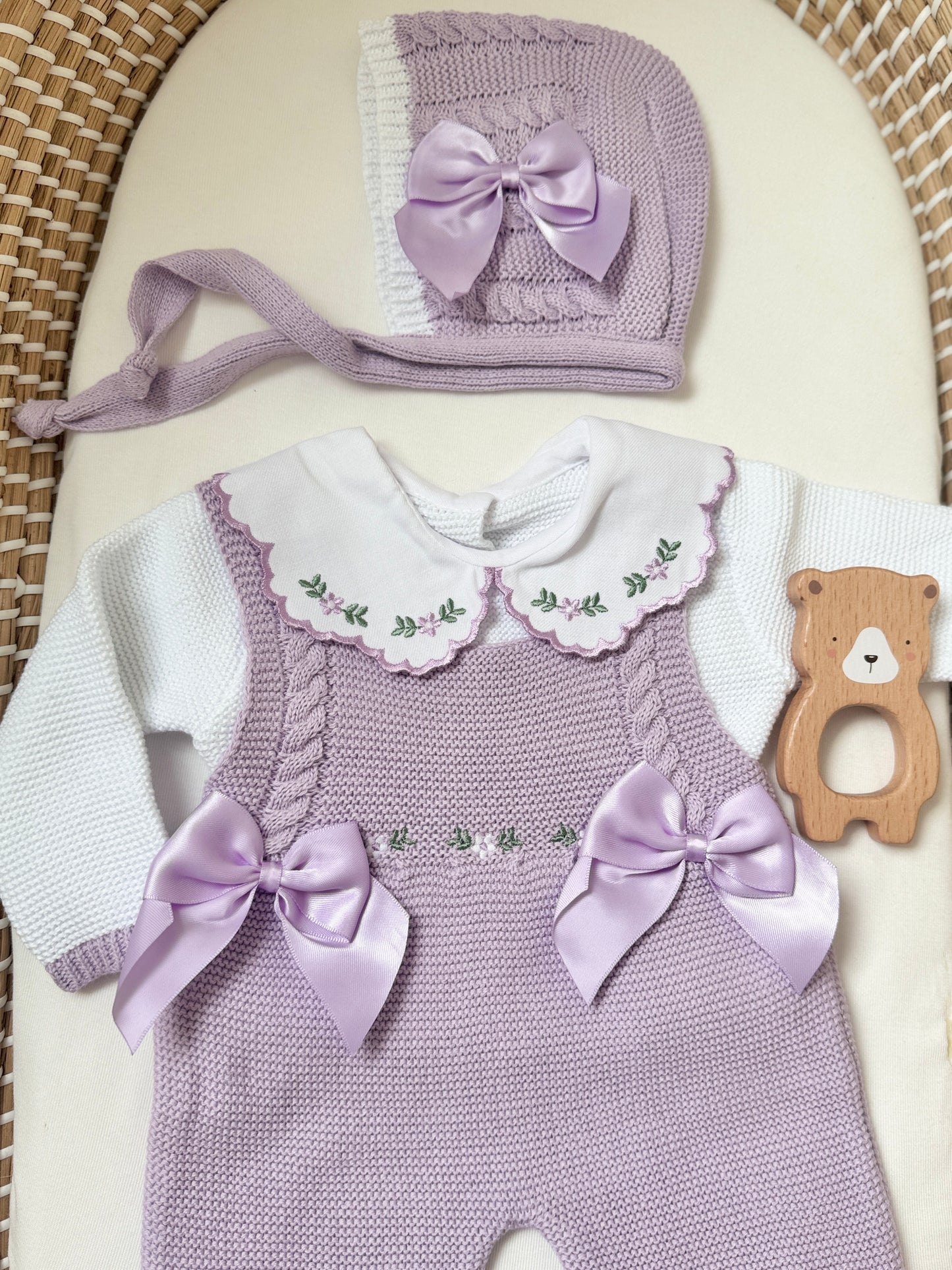 Alana Overall - Lilac/White