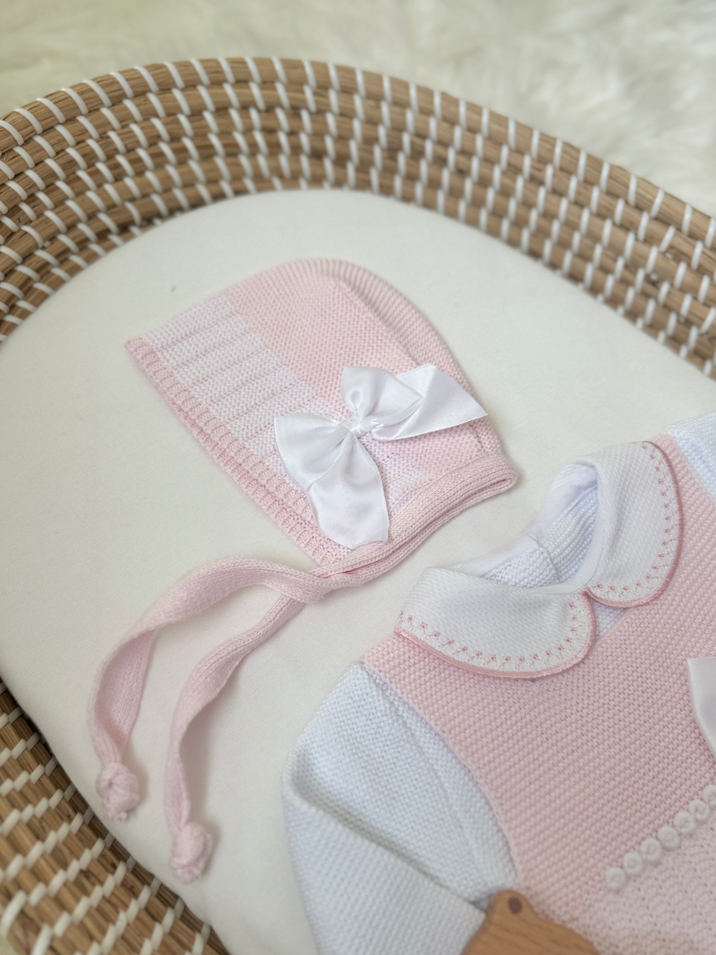 Sandra Overall - Light Pink/White