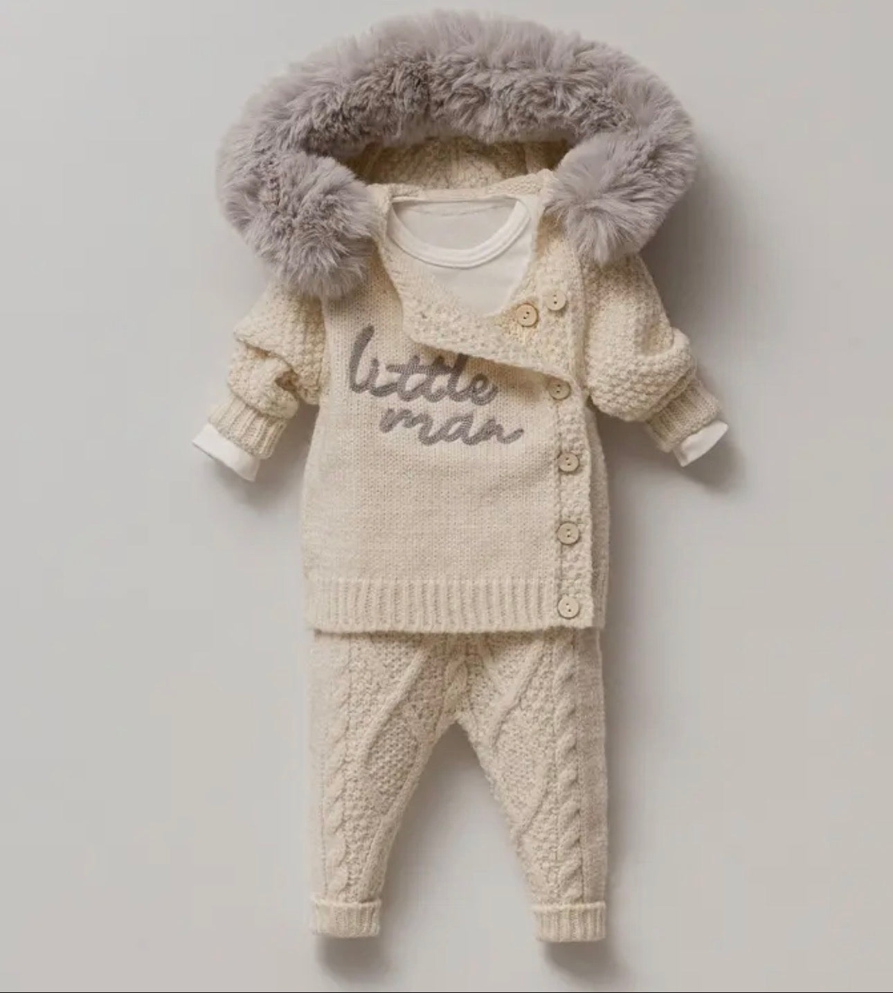 Arlo Knitted Set - Cream
