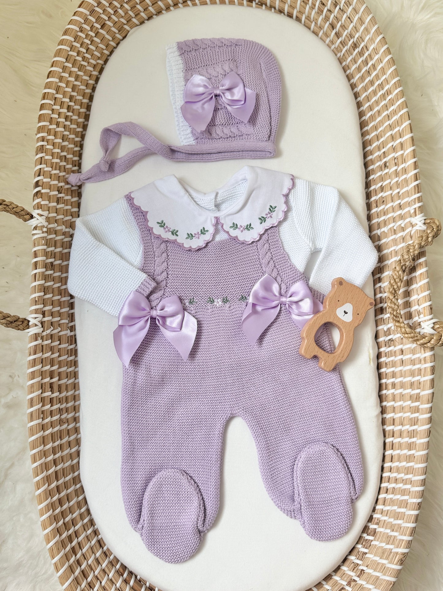 Alana Overall - Lilac/White