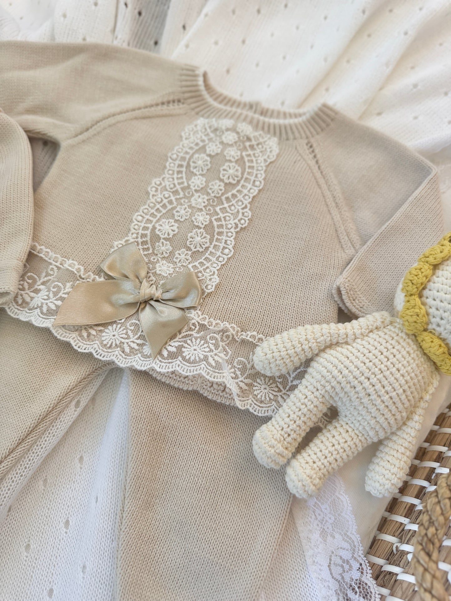 Fidelia Knitted Set - Beige
