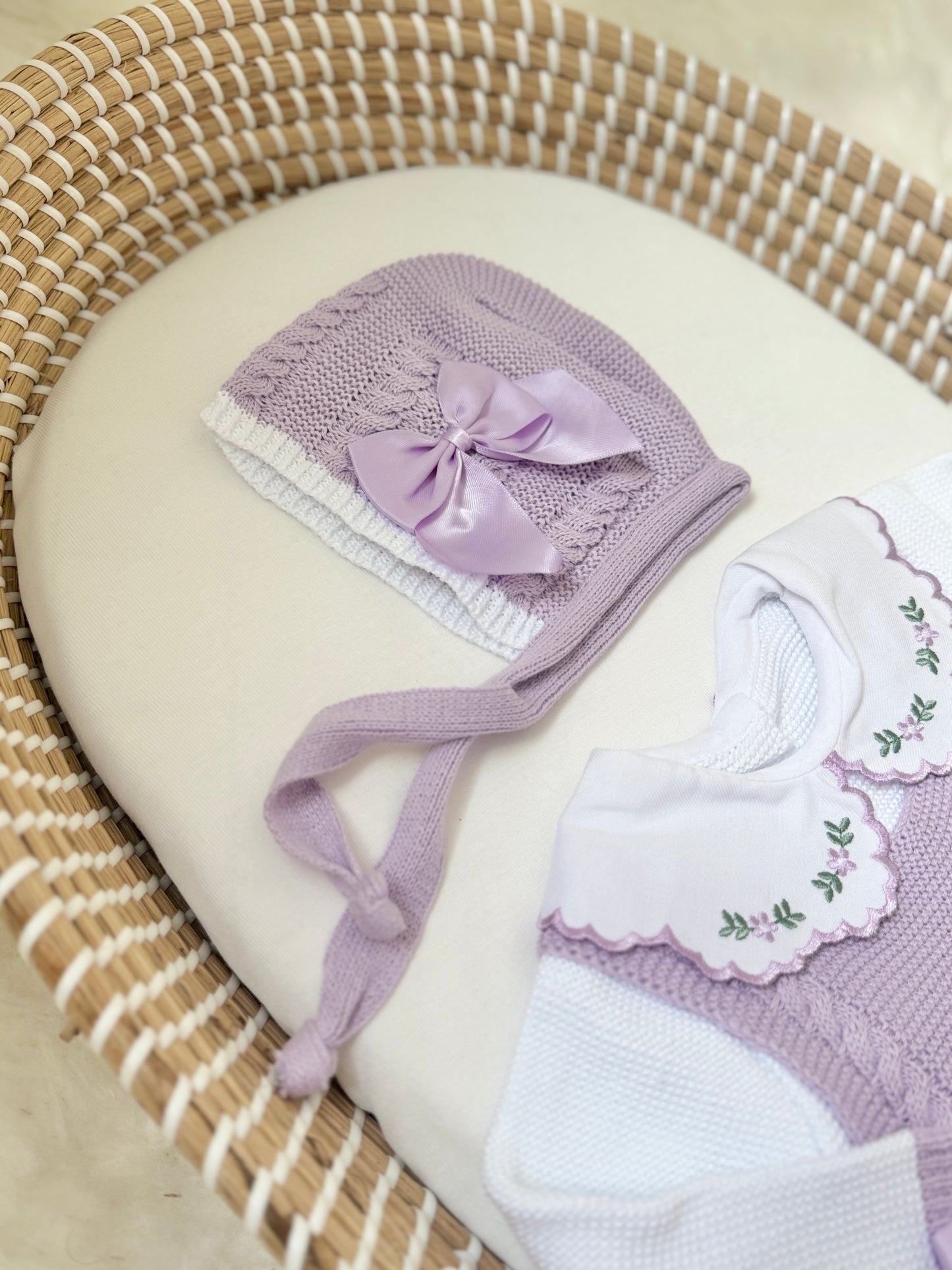Alana Overall - Lilac/White
