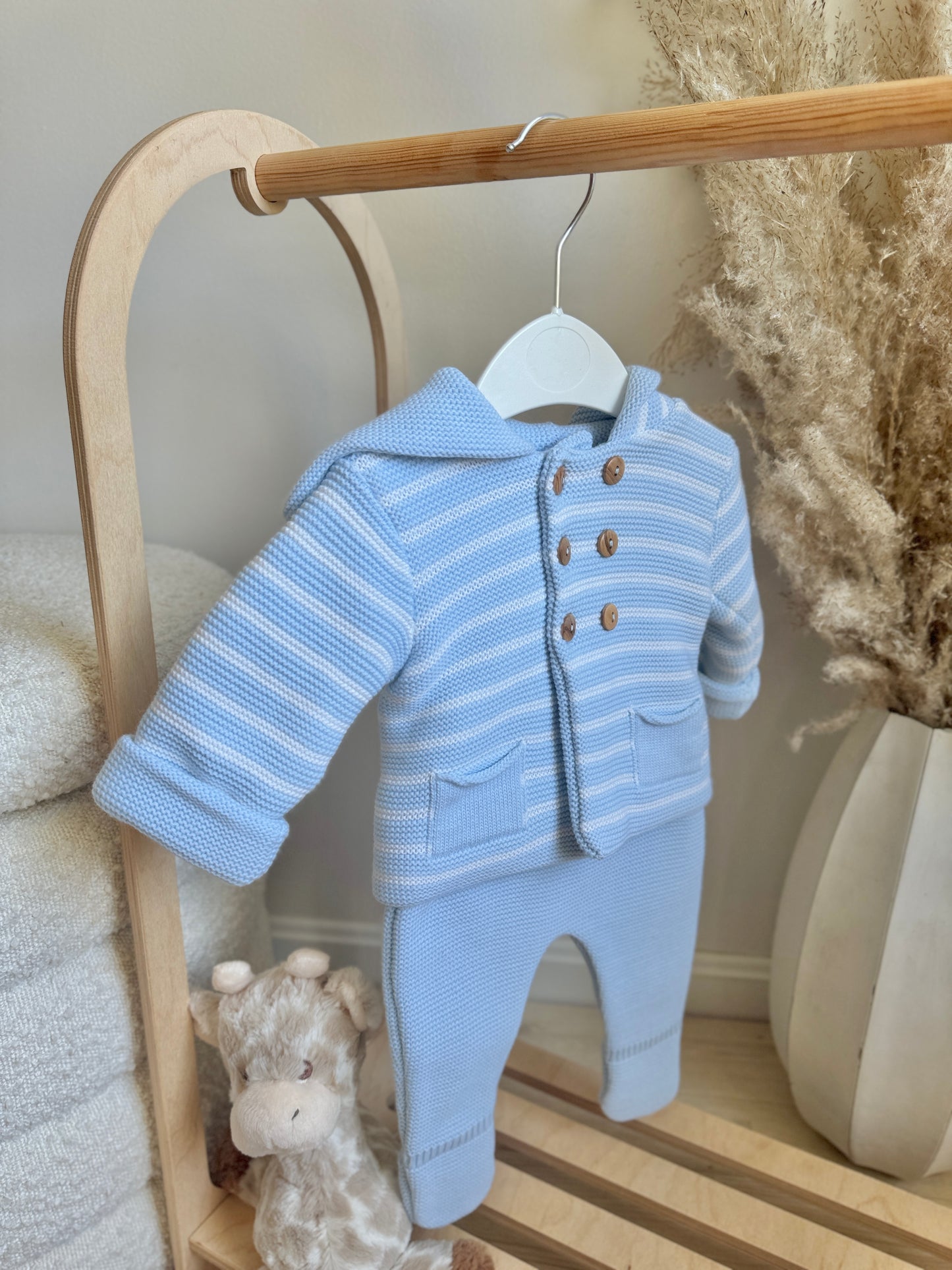 Joseph Knitted Set - Blue