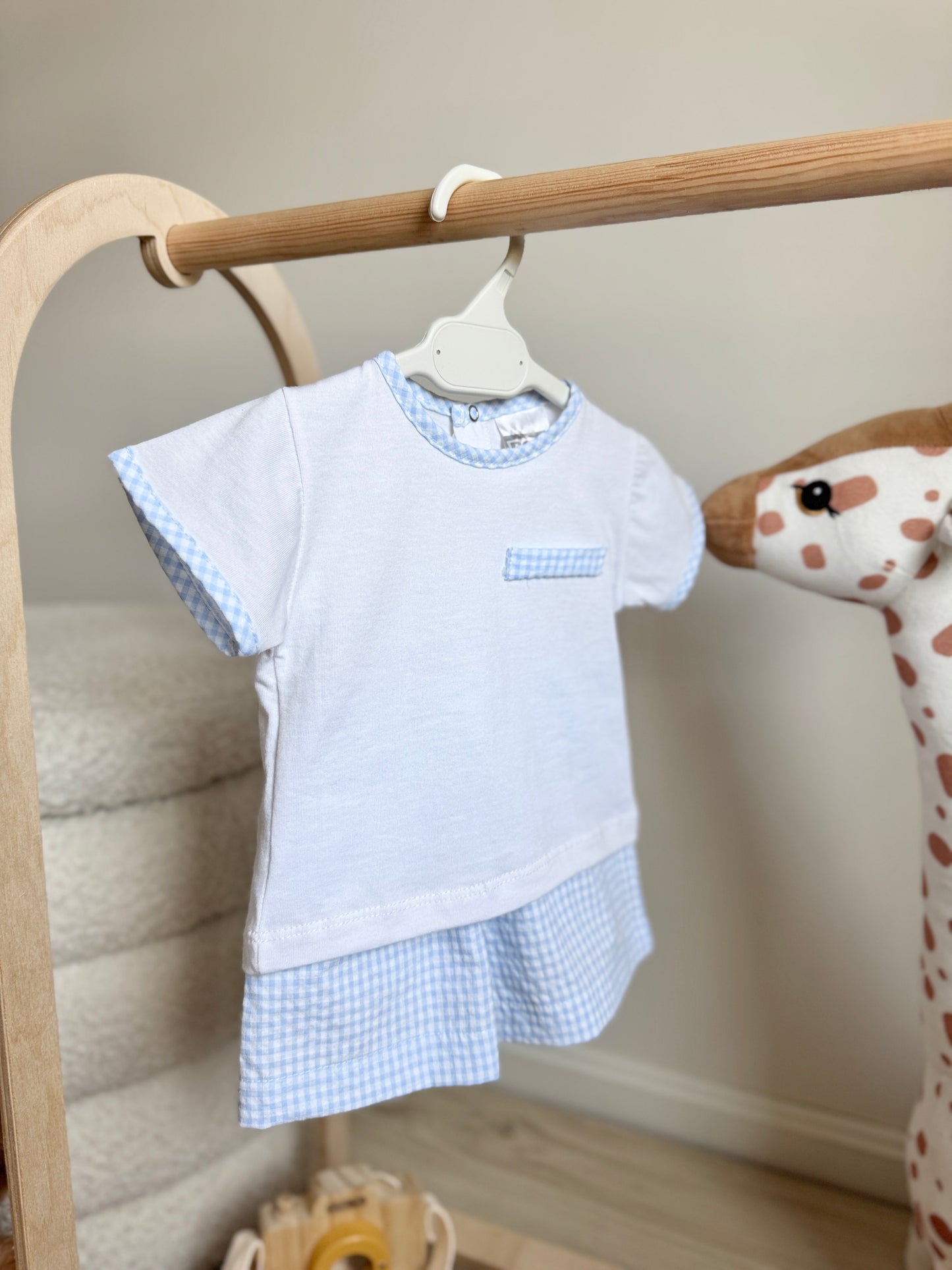 Archie Set - Light Blue & White
