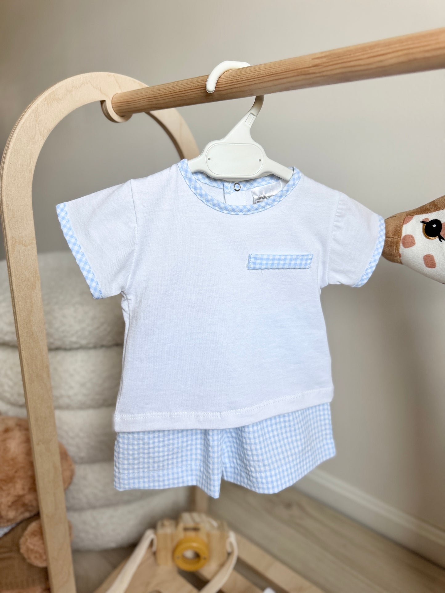 Archie Set - Light Blue & White