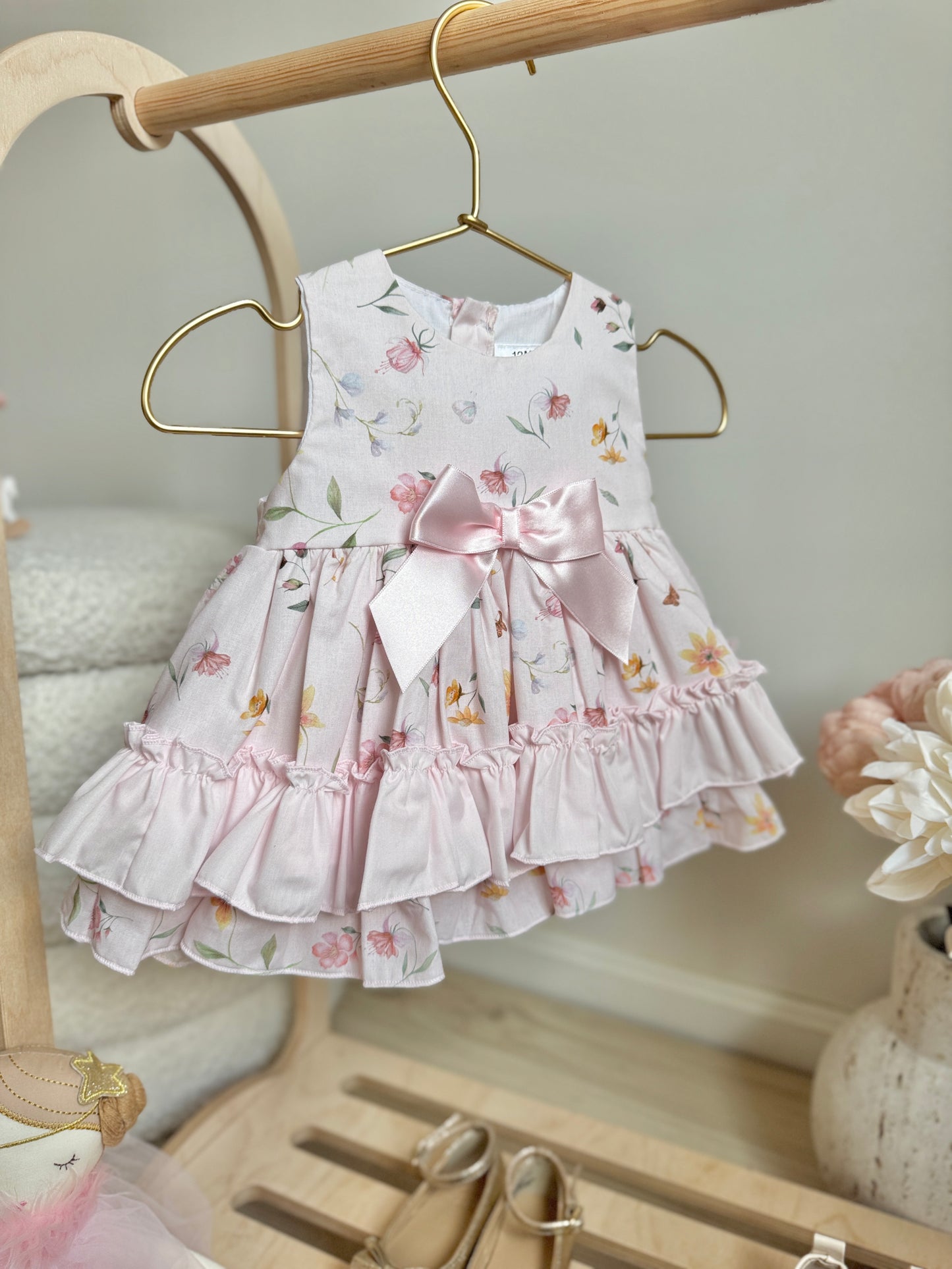 Daisy Dress - Floral Pink