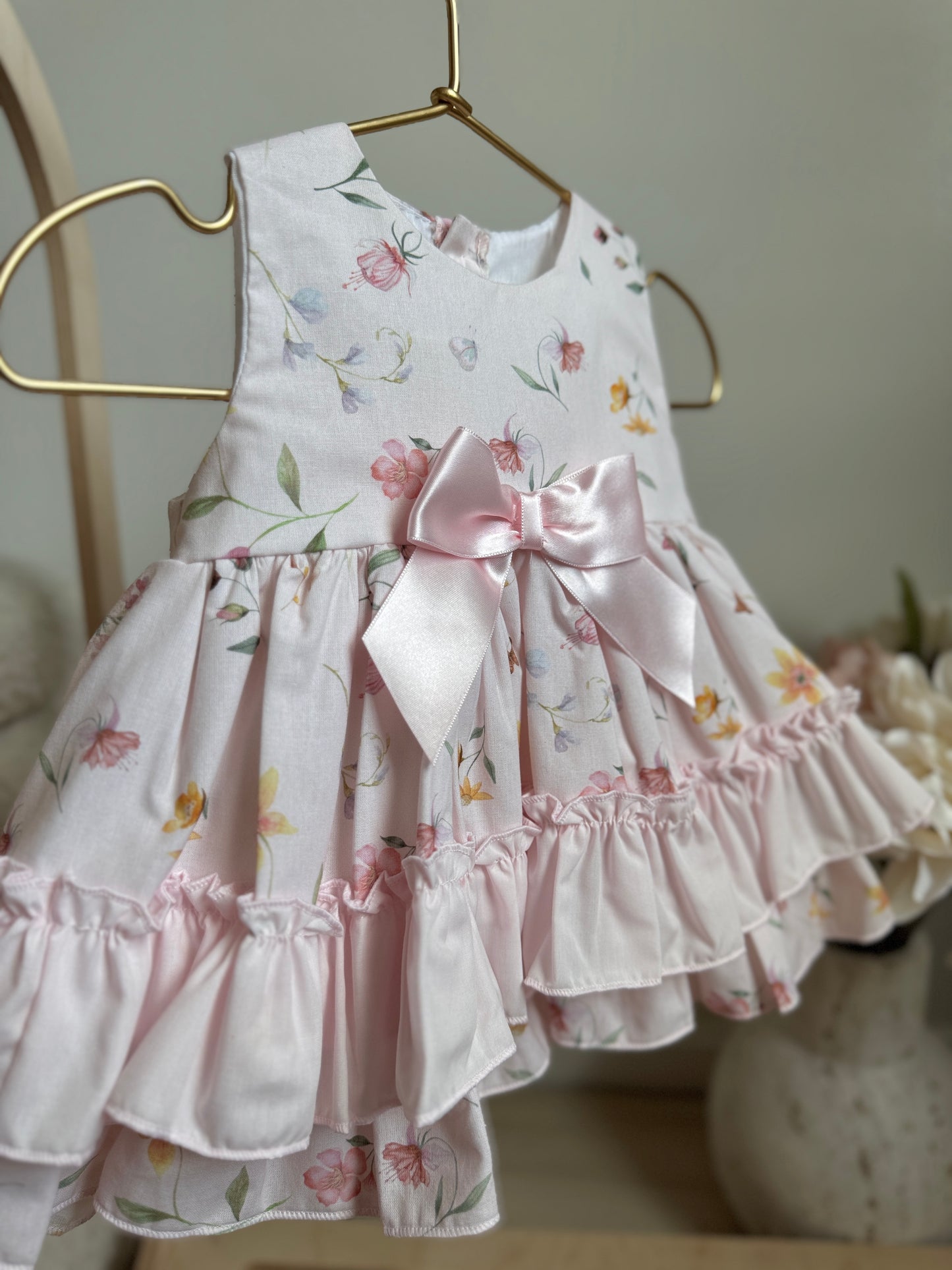 Daisy Dress - Floral Pink