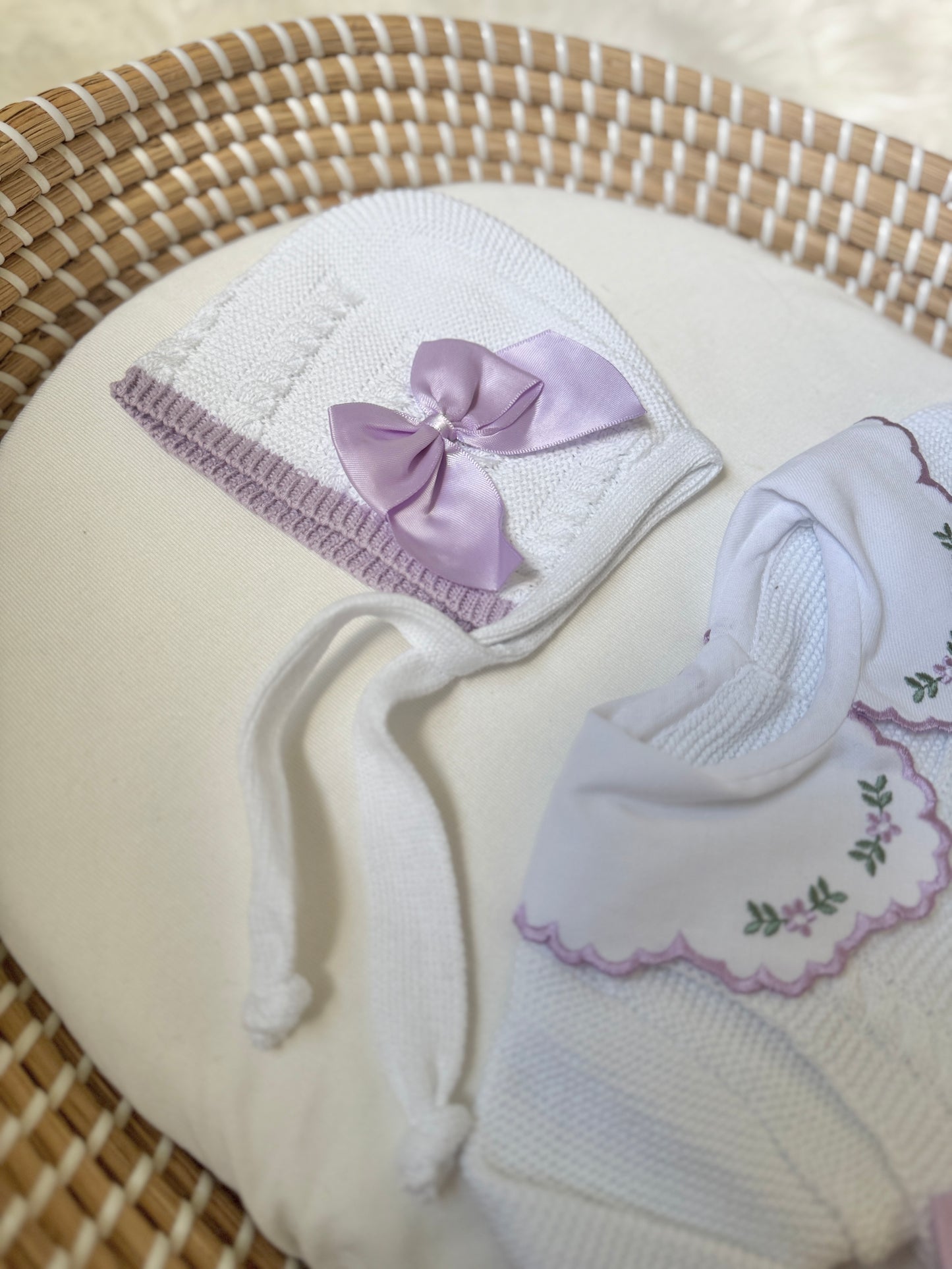 Alana Overall - White/Lilac