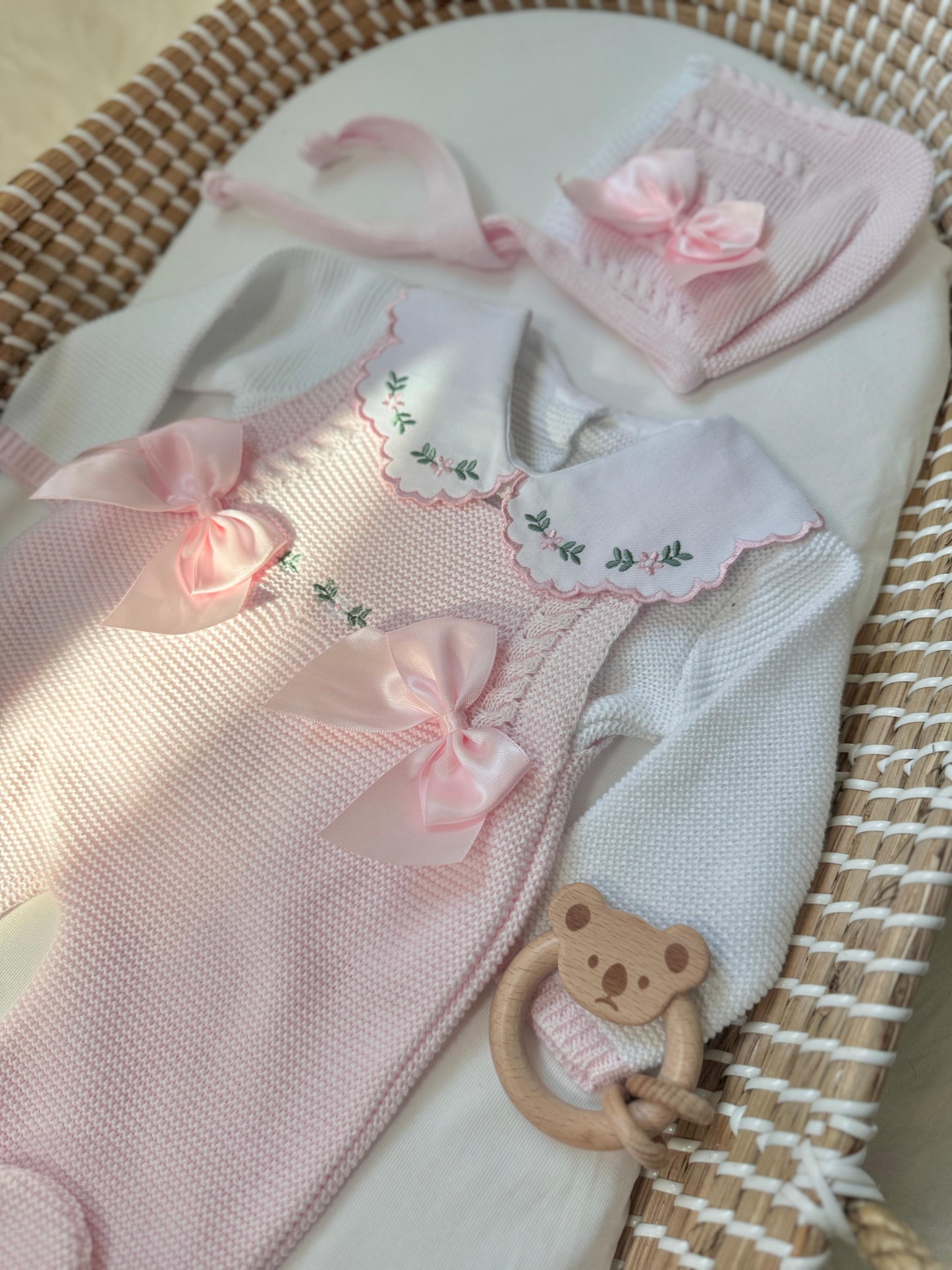 Alana Overall - Pink/White