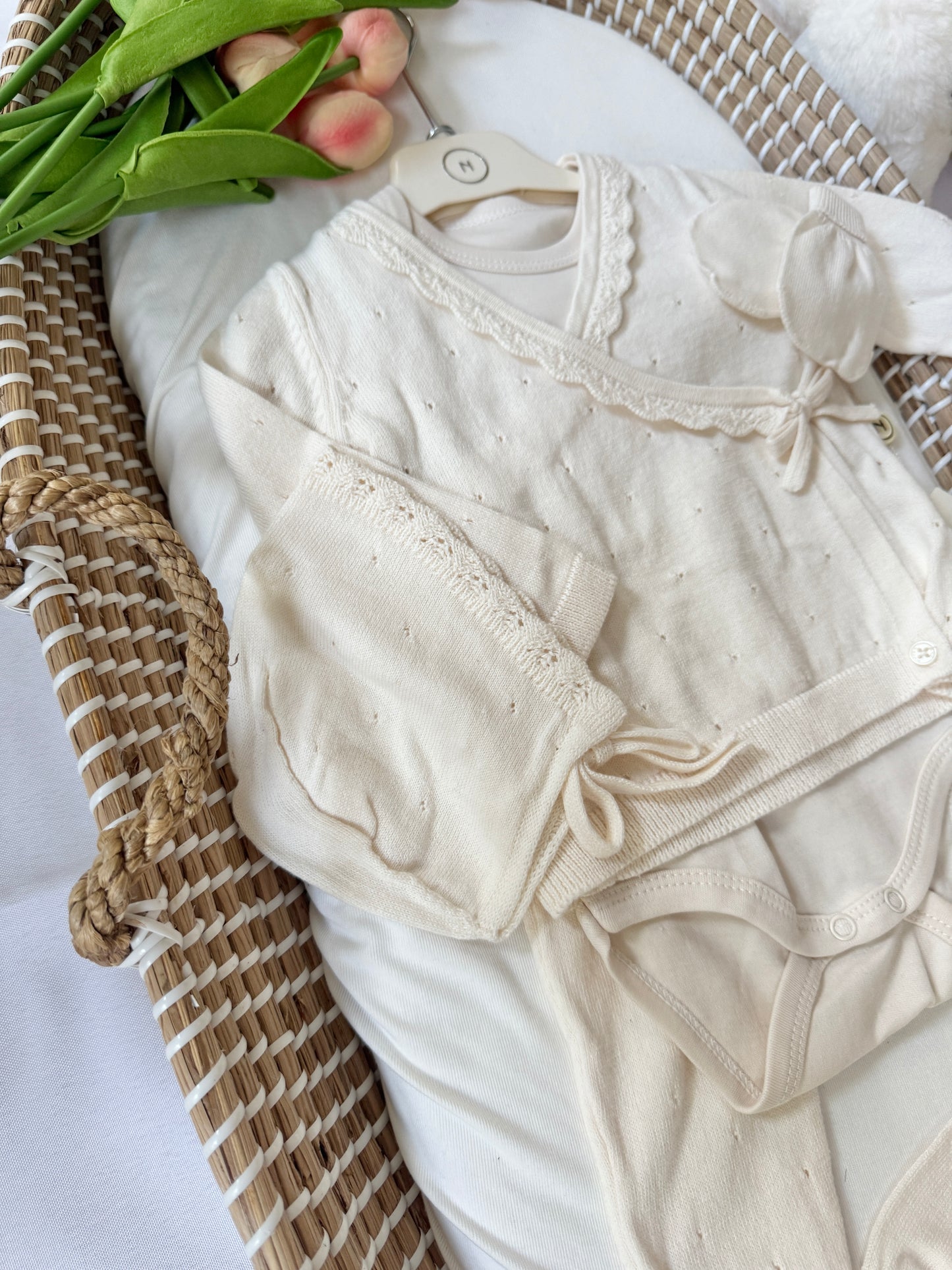 Adelia 5 Pieces Coming Home Set - Cream
