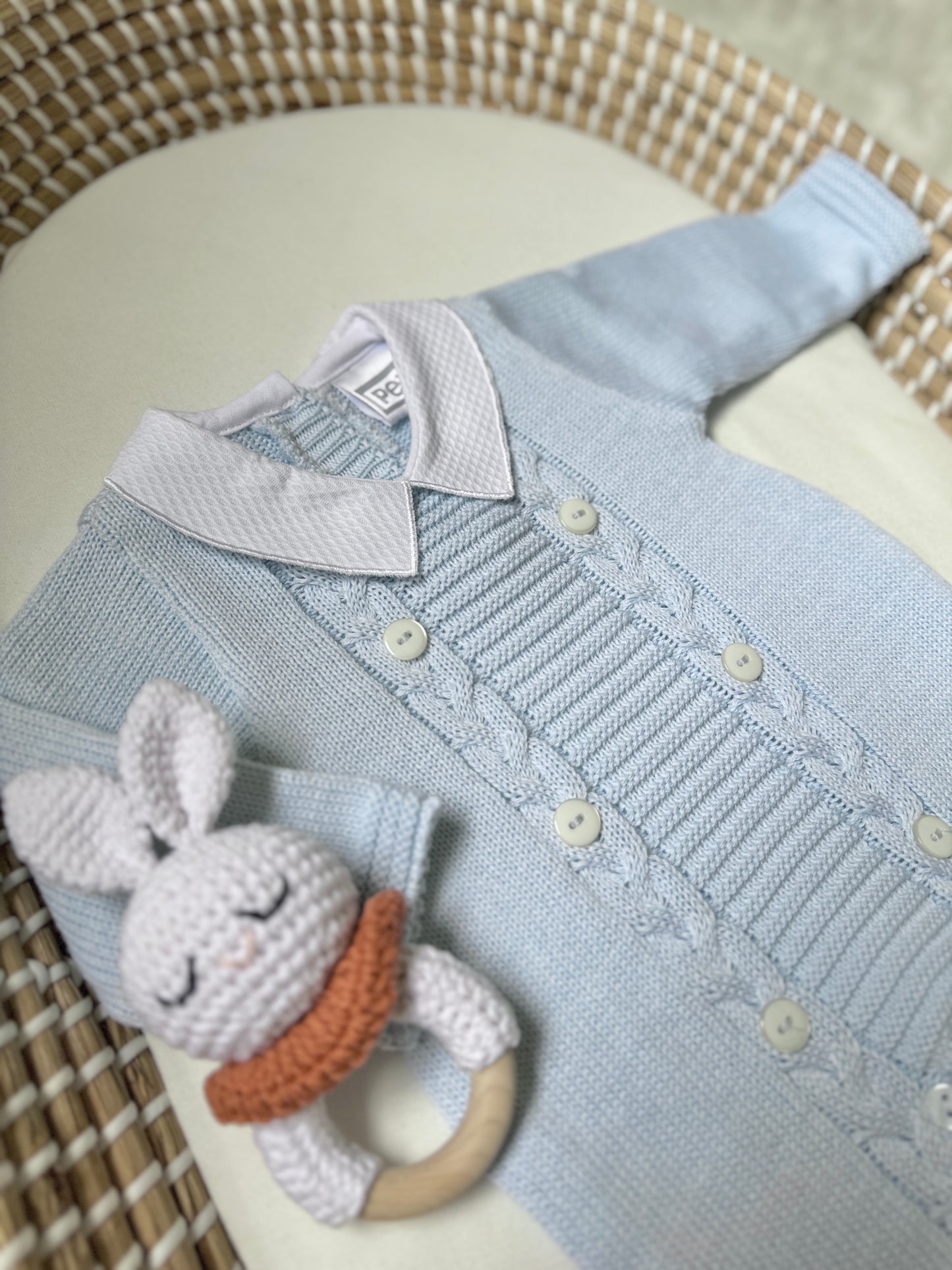 Luke Overall - Light Blue & White