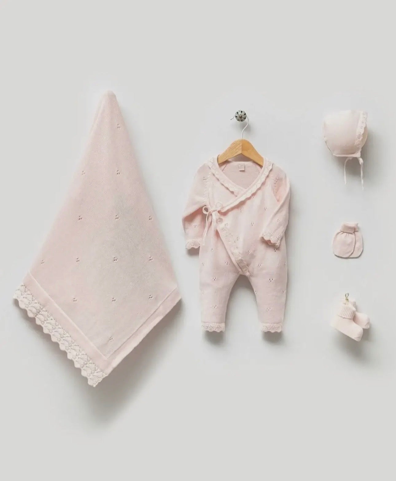 Adeline 5 Pieces Coming Home Set - Pink
