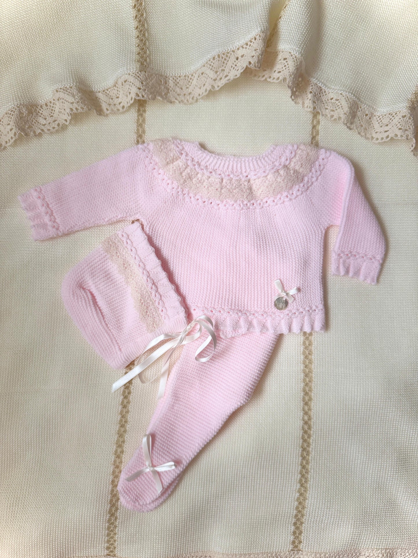 Lucian Set - Pink & Beige