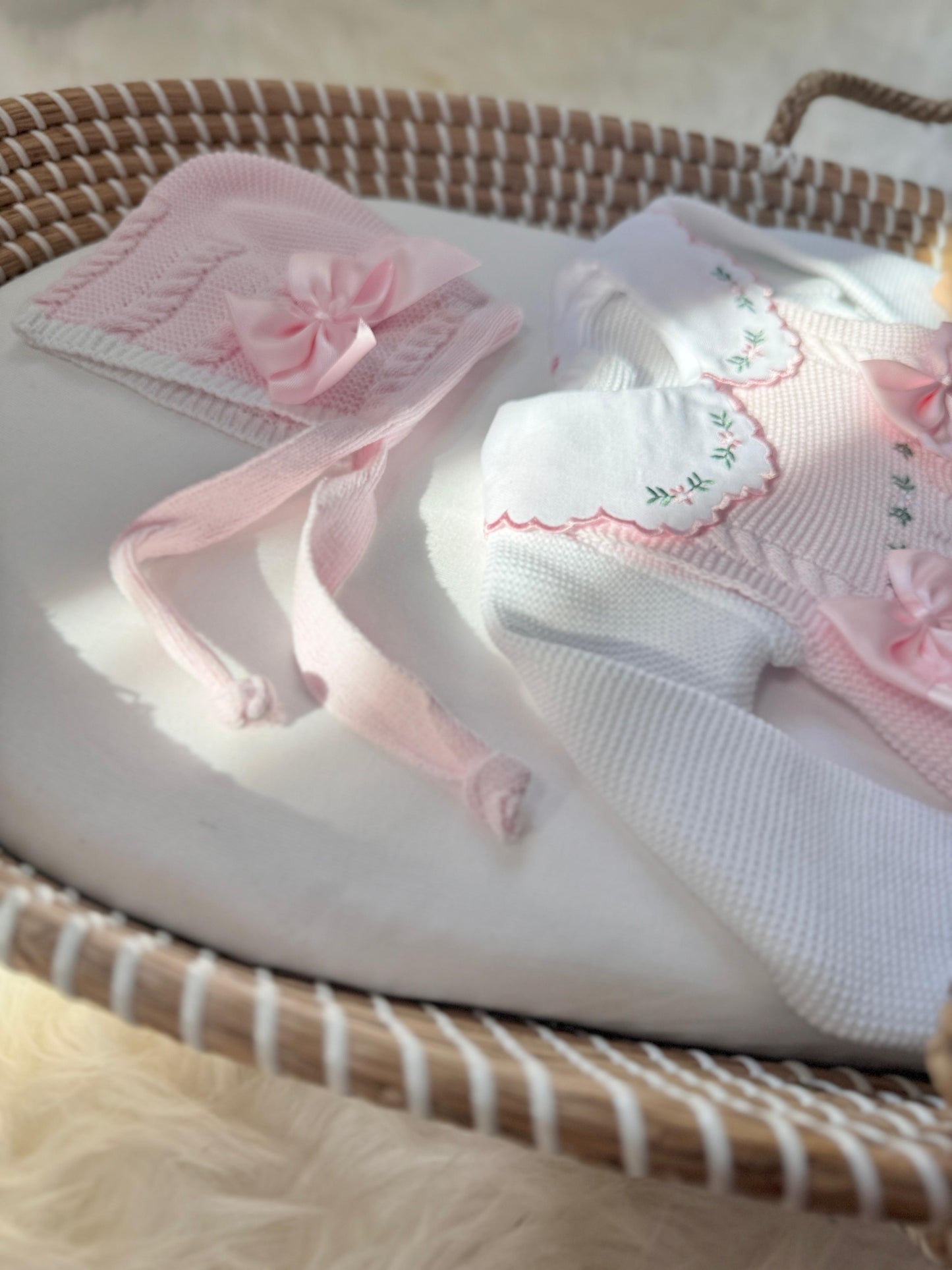 Alana Overall - Pink/White
