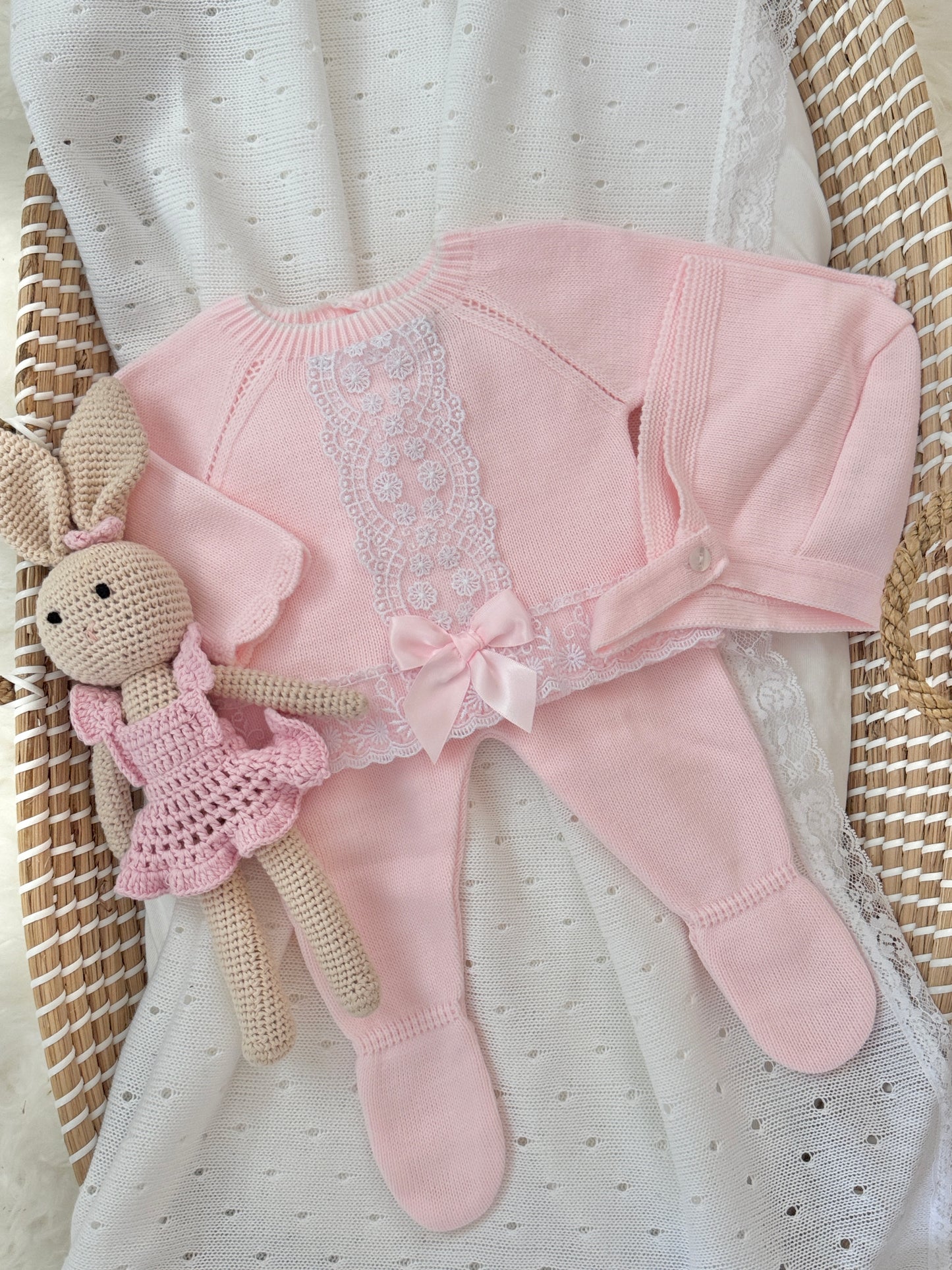 Fidelia Knitted Set - Pink