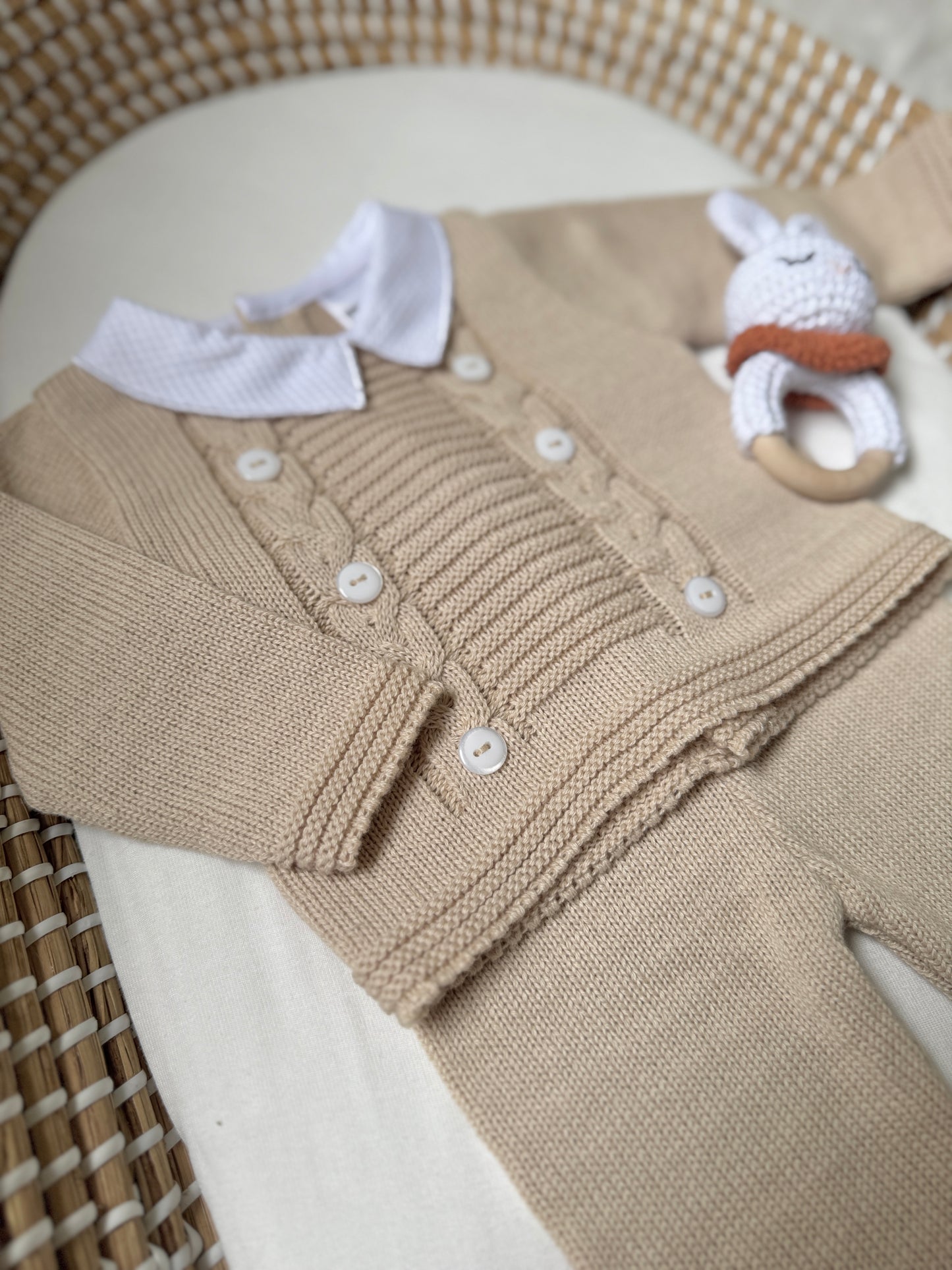 Luke Set - Beige & White