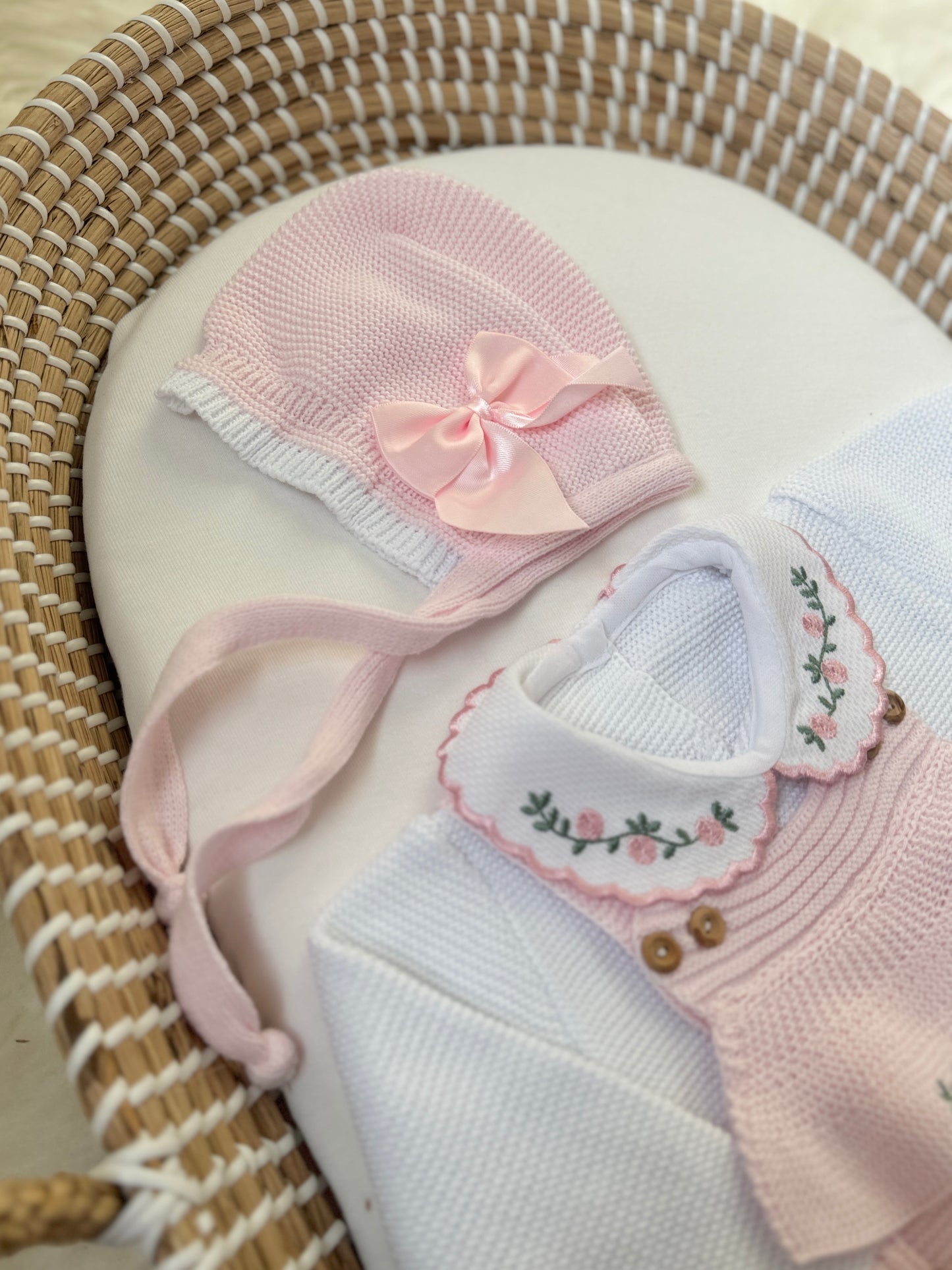 Ariana Overall - Light Pink/White