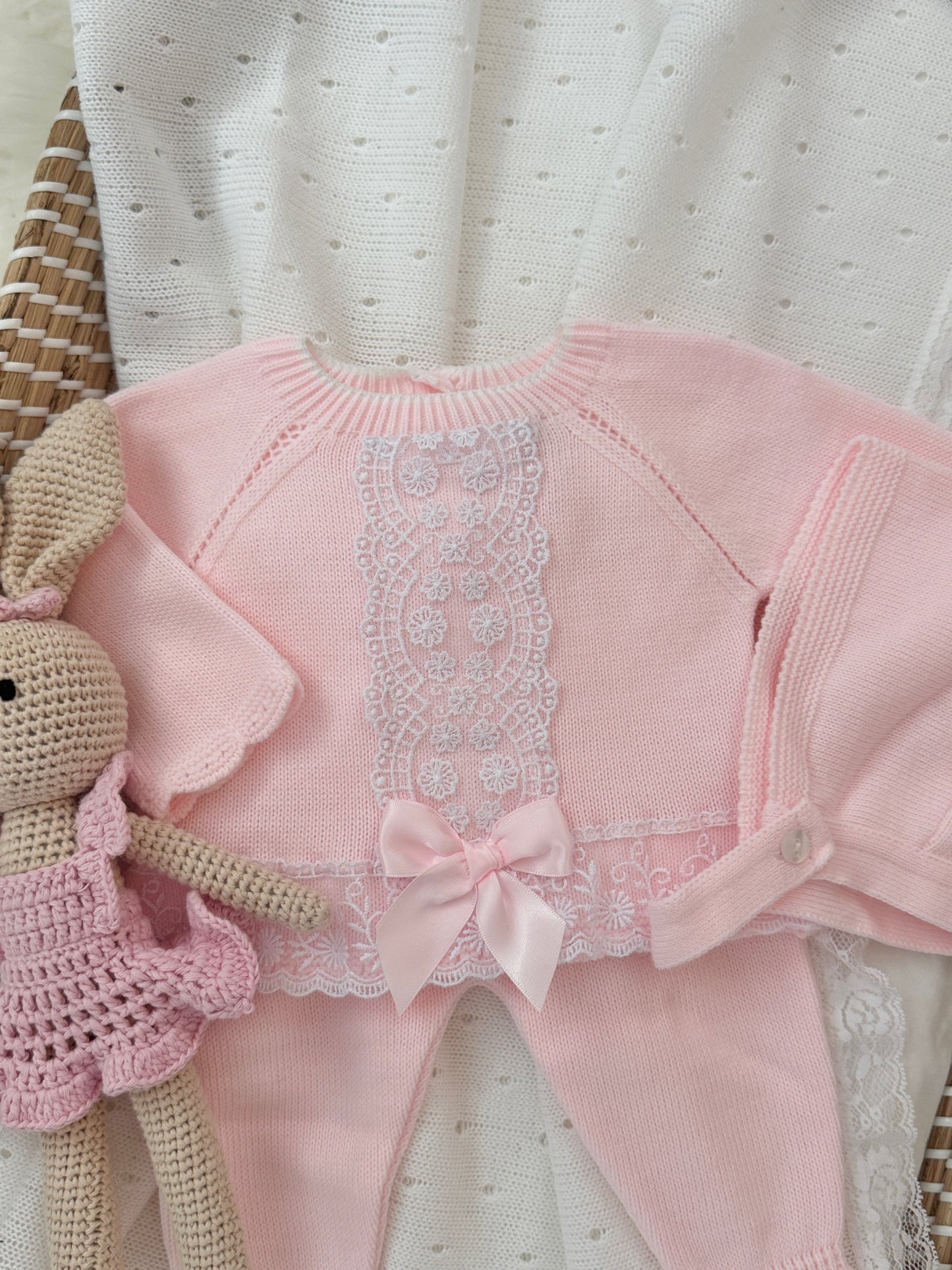 Fidelia Knitted Set - Pink