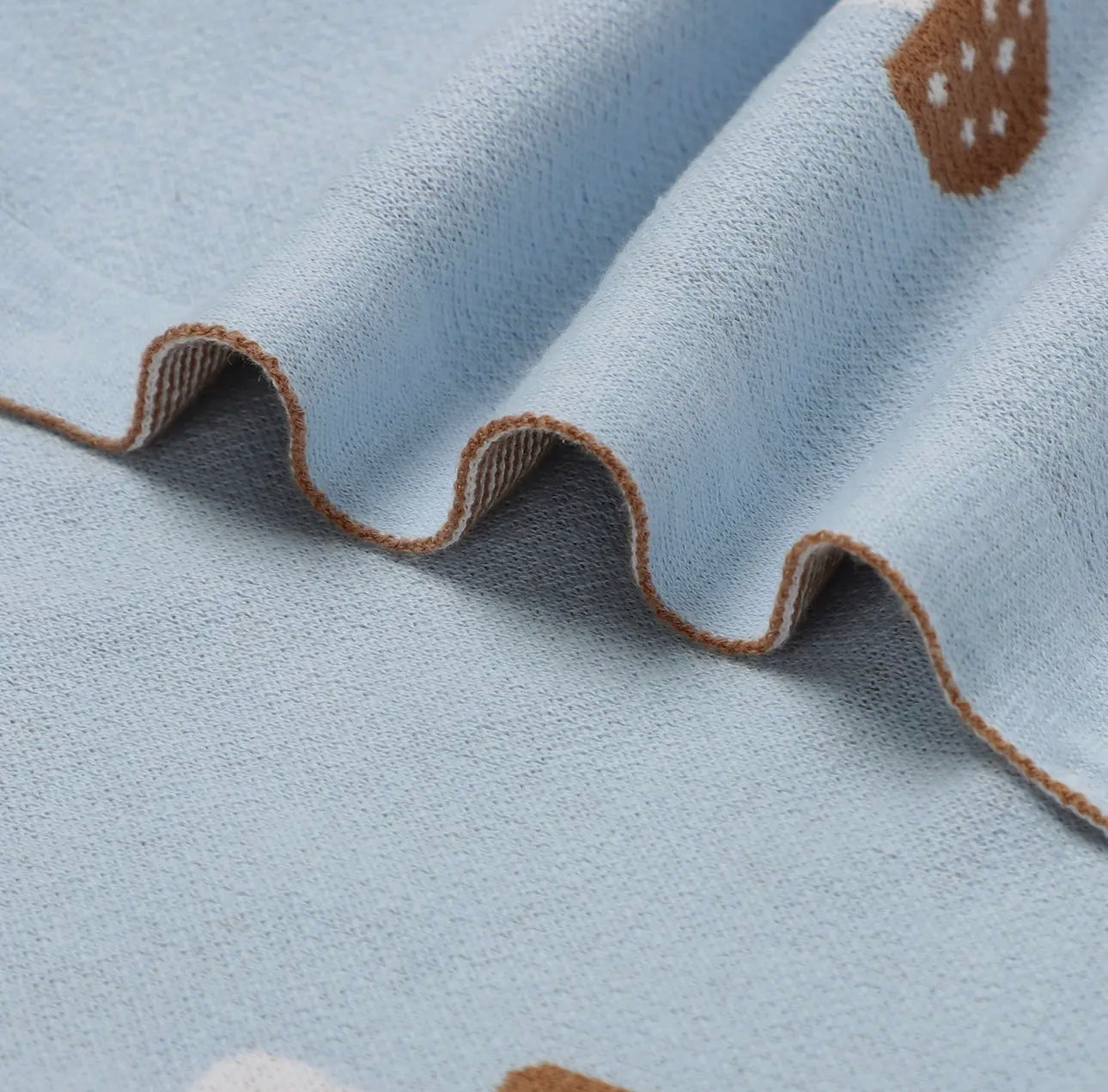 Mushroom Blanket - Blue