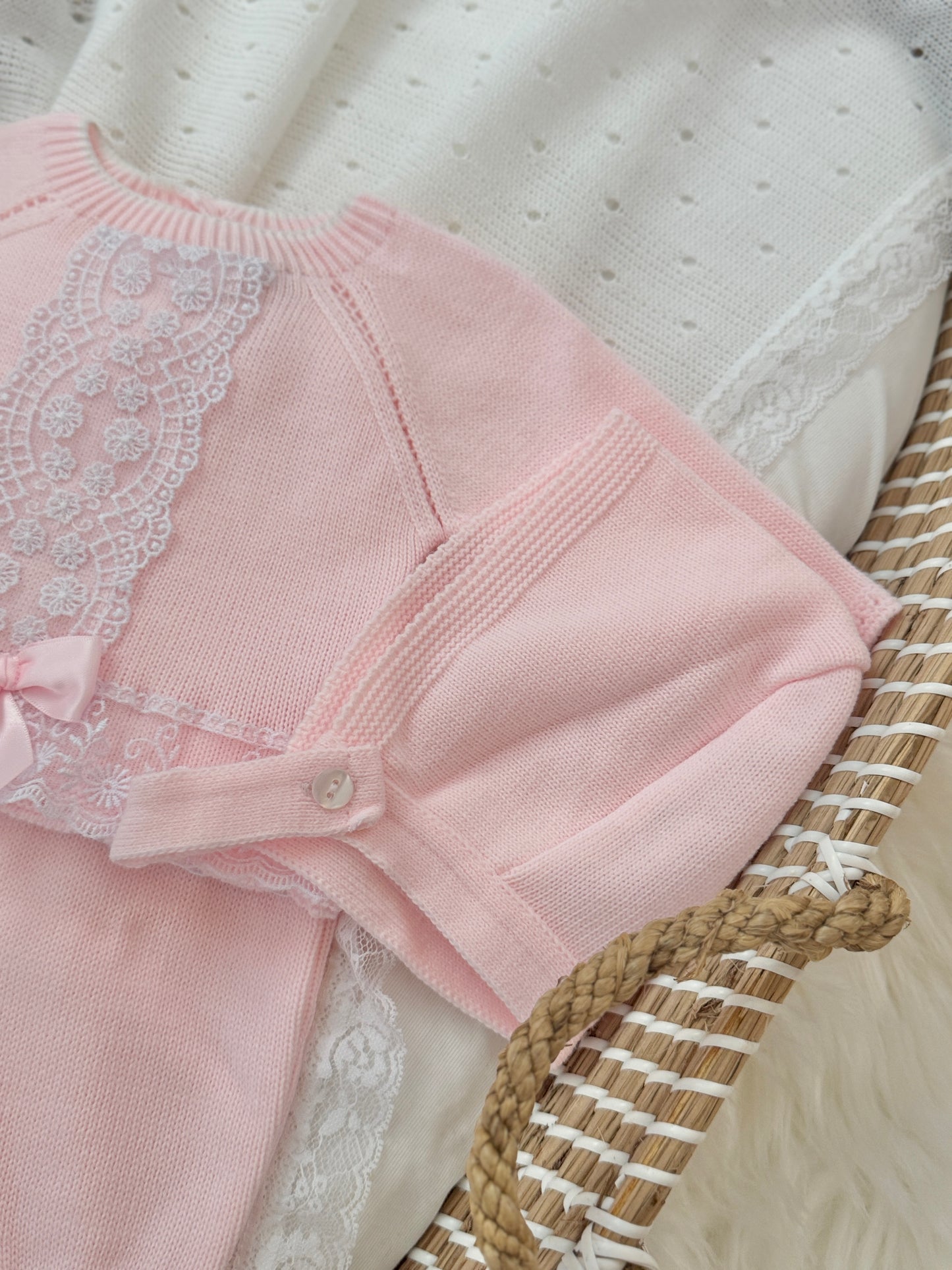 Fidelia Knitted Set - Pink