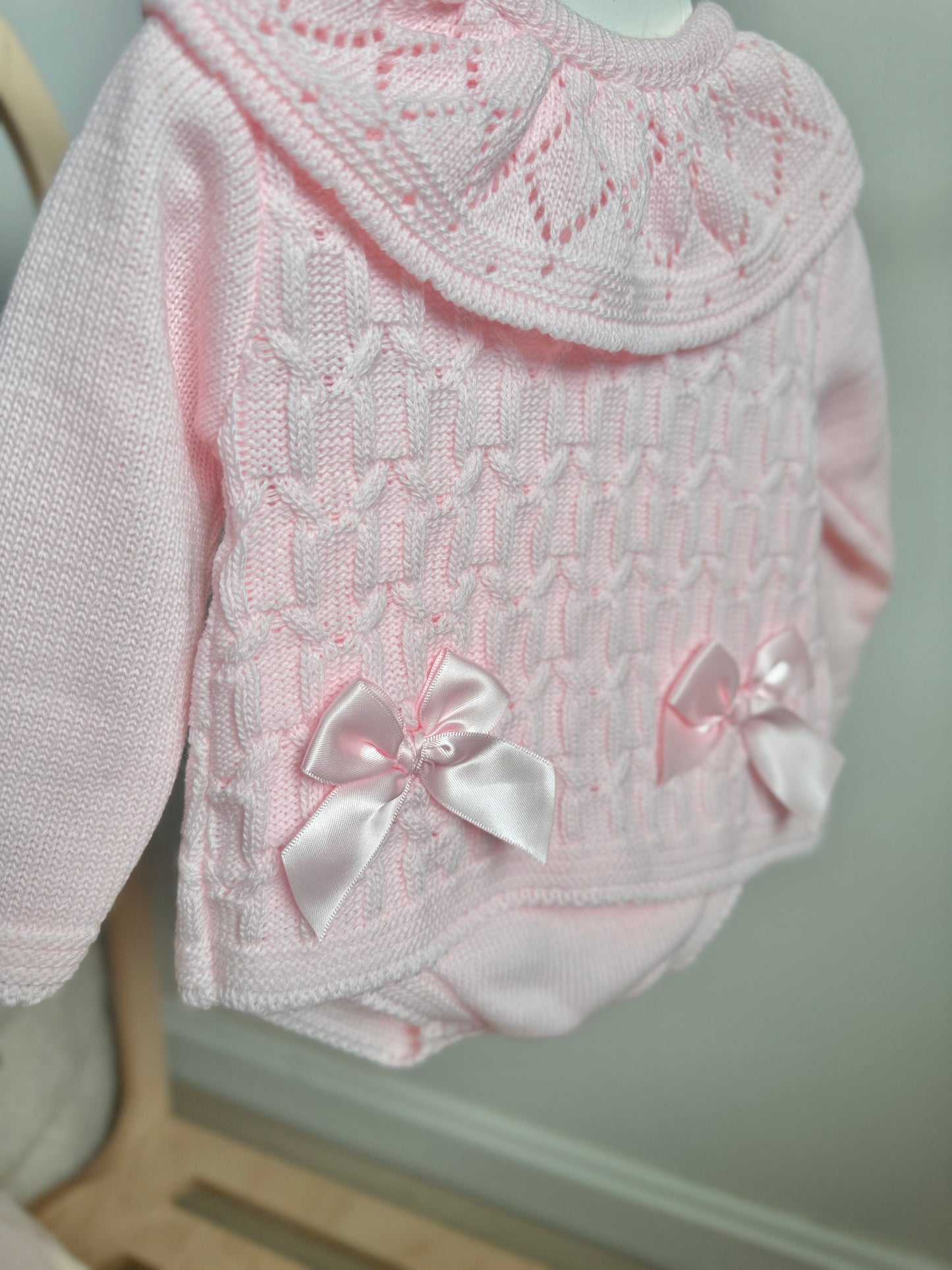 Carmen Two Piece Knit Set - Pink