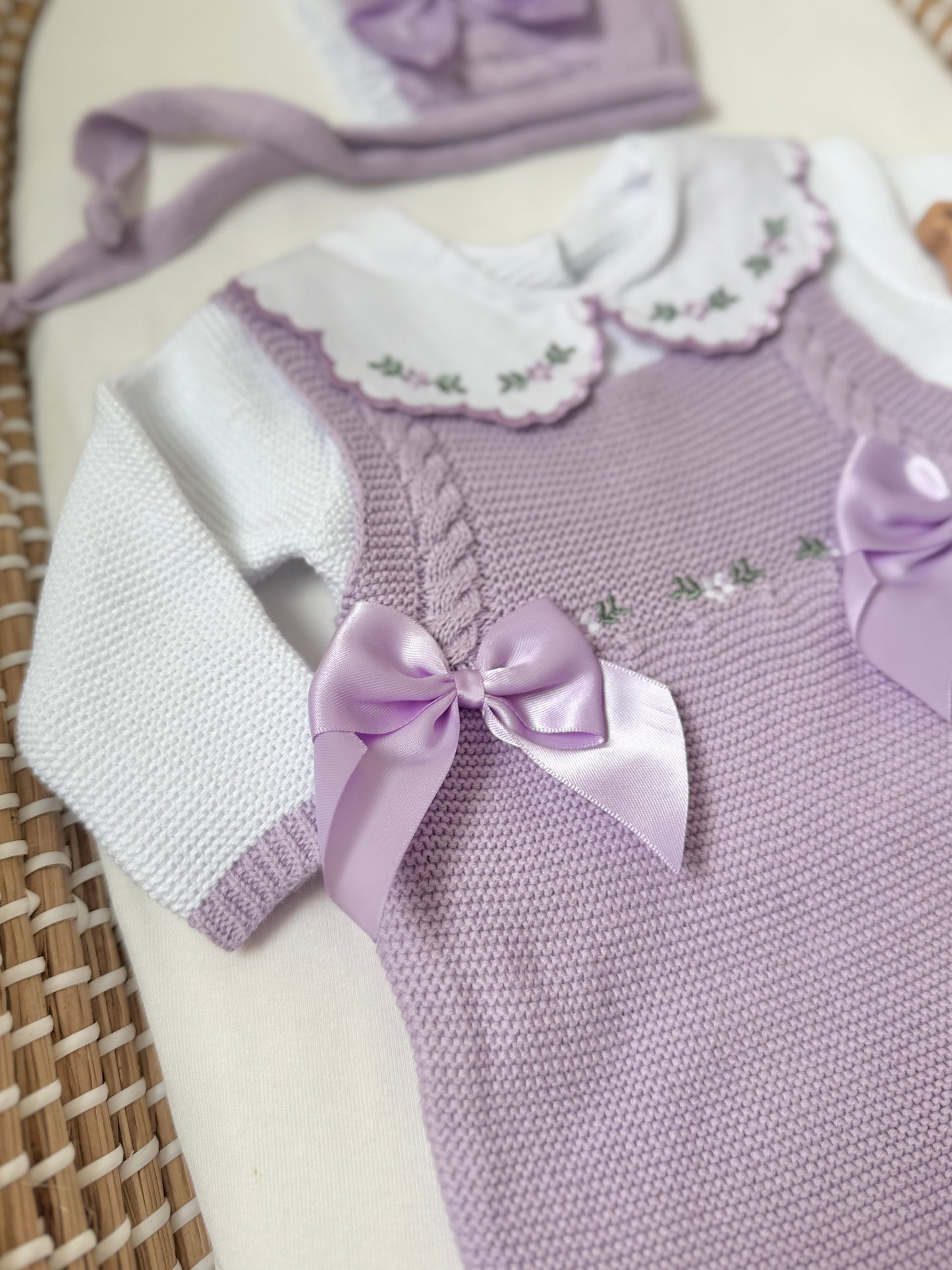 Alana Overall - Lilac/White