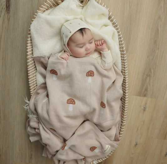 Mushroom Blanket - Beige