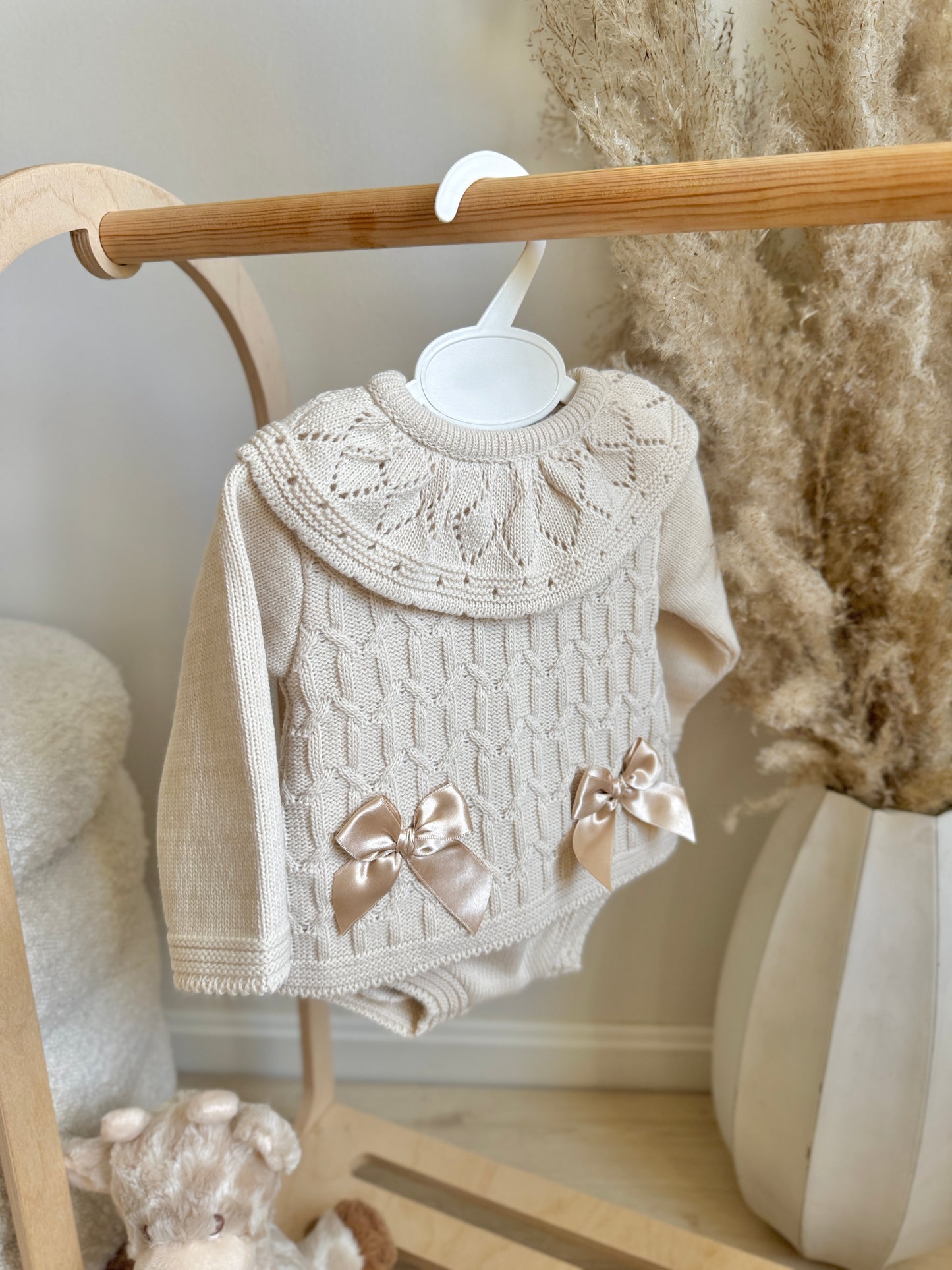Carmen Two Piece Knit Set - Beige