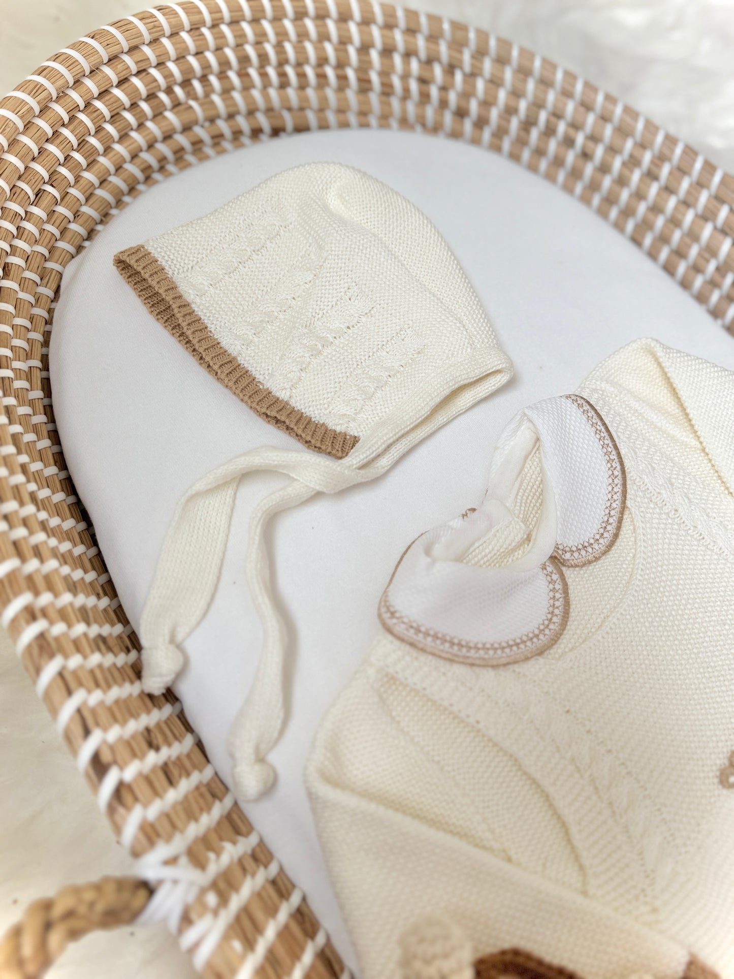 Aiden Overall - White/Beige