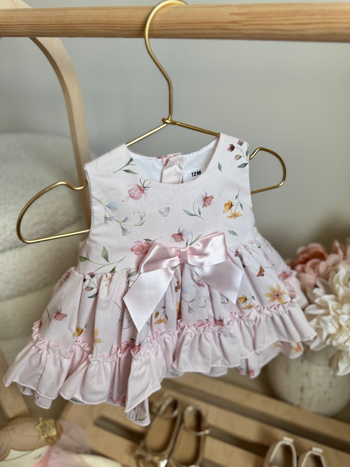 Daisy Dress - Floral Pink