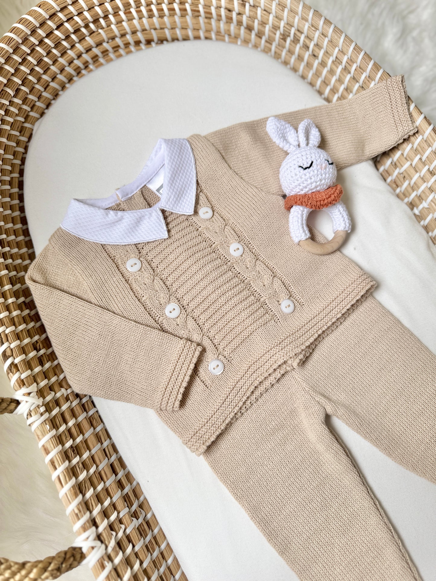 Luke Set - Beige & White