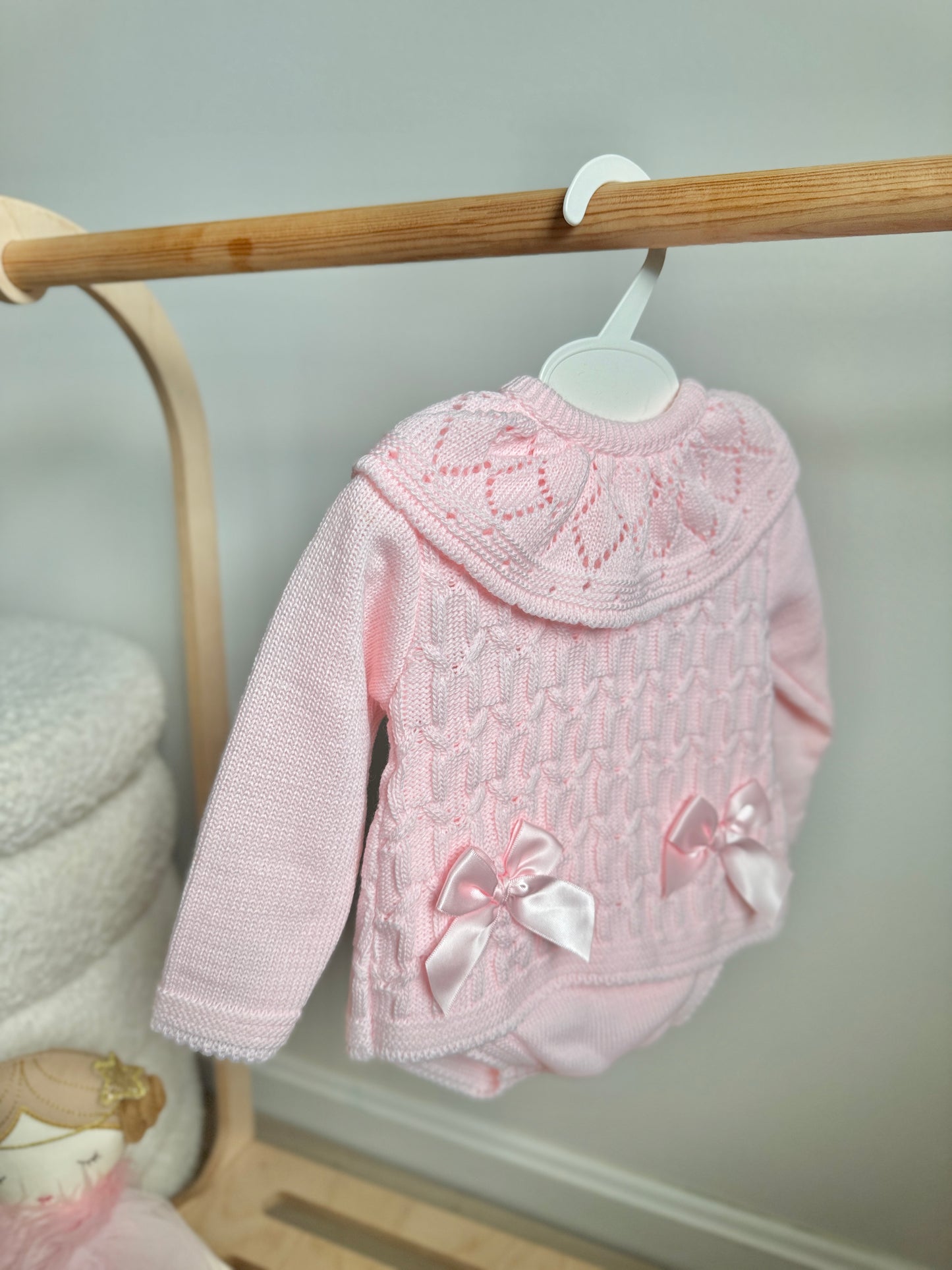 Carmen Two Piece Knit Set - Pink