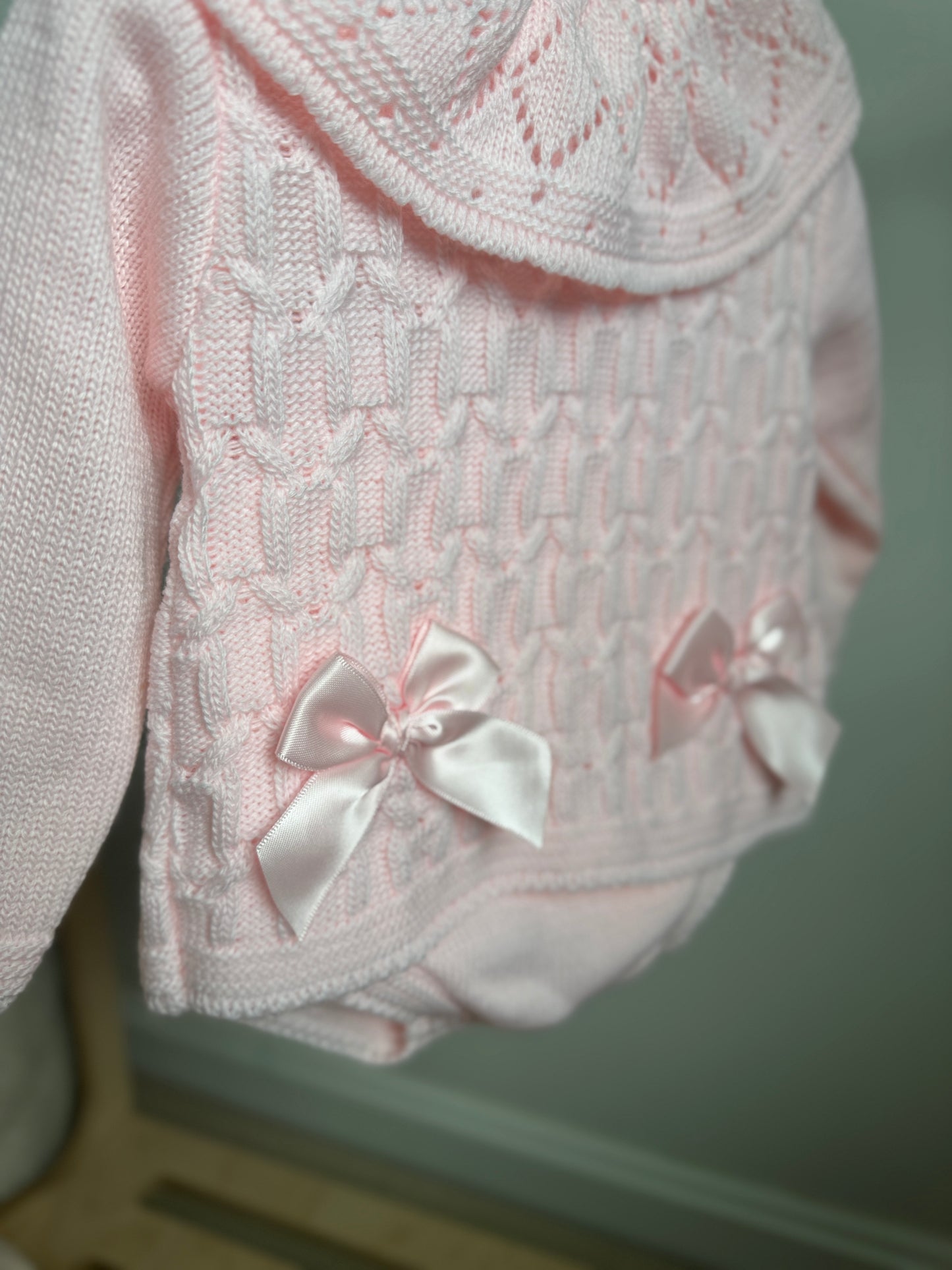 Carmen Two Piece Knit Set - Pink