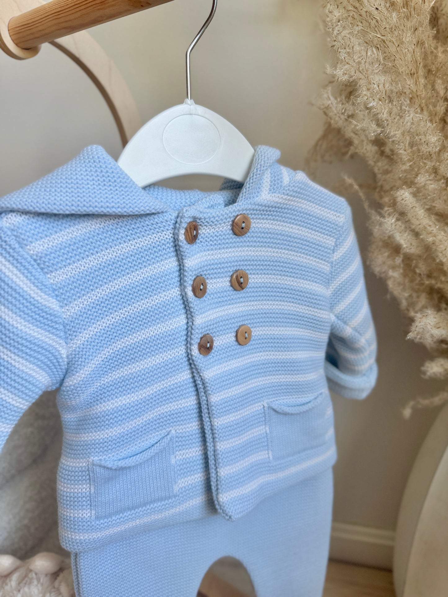 Joseph Knitted Set - Blue