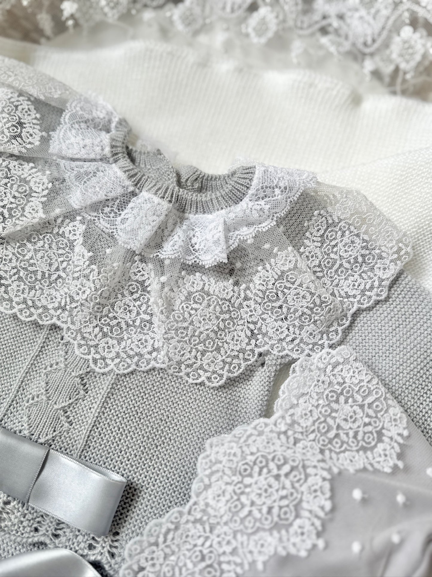 Emyr Knitted Set in Grey