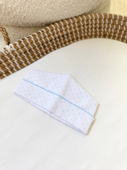 Capri Hat Dotted - Blue & White