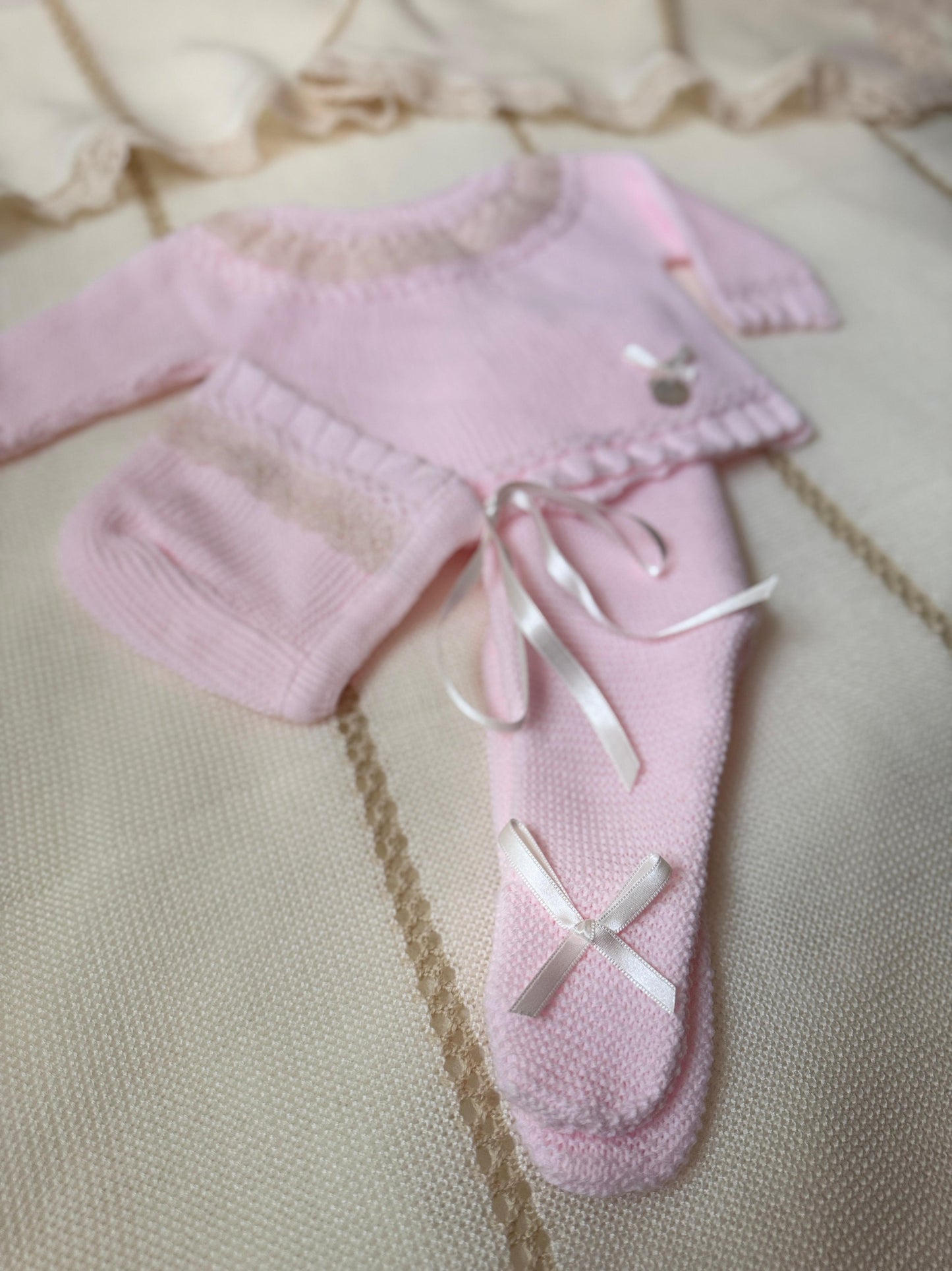 Lucian Set - Pink & Beige