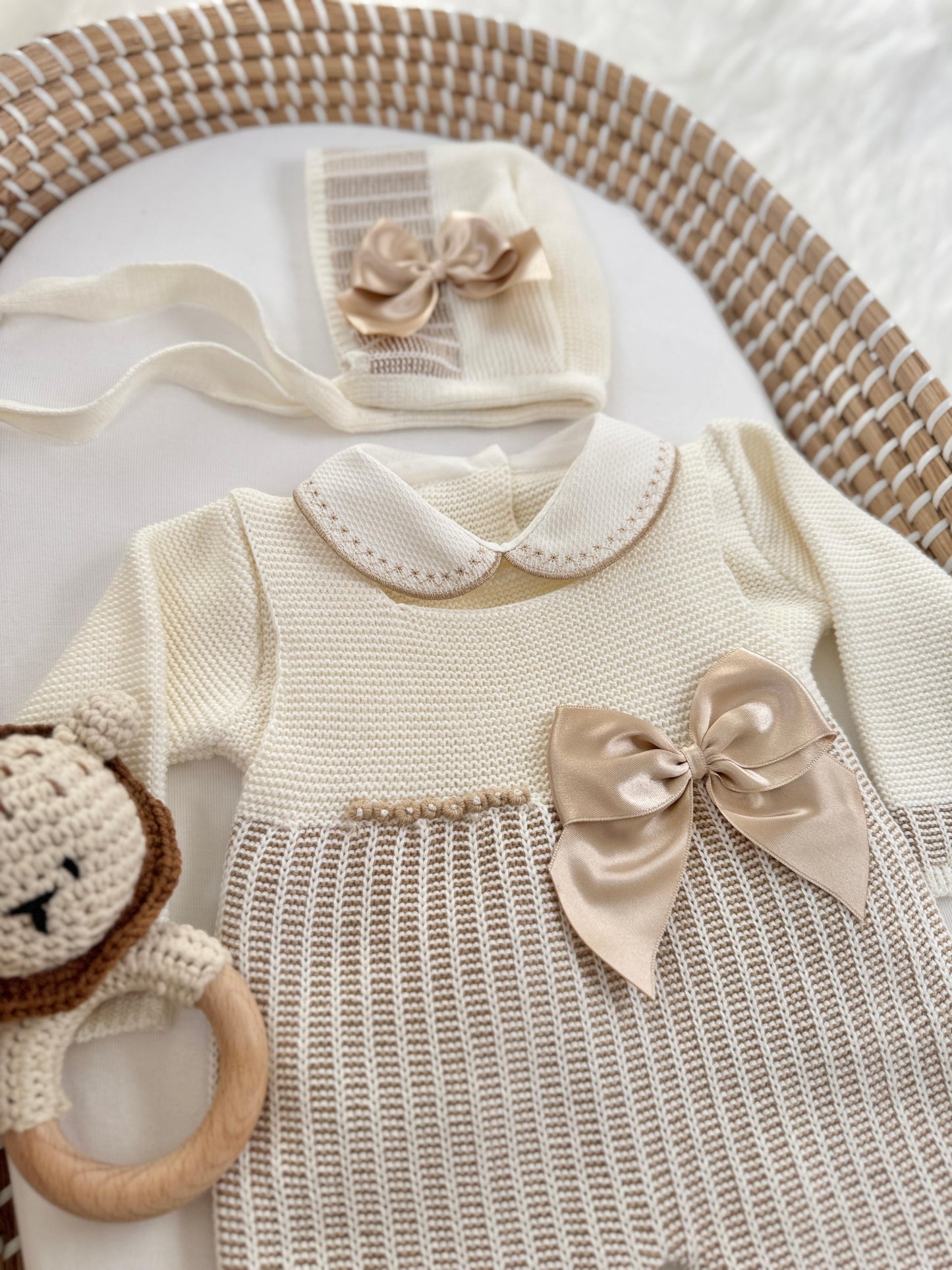 Sandra Overall - White/Champagne