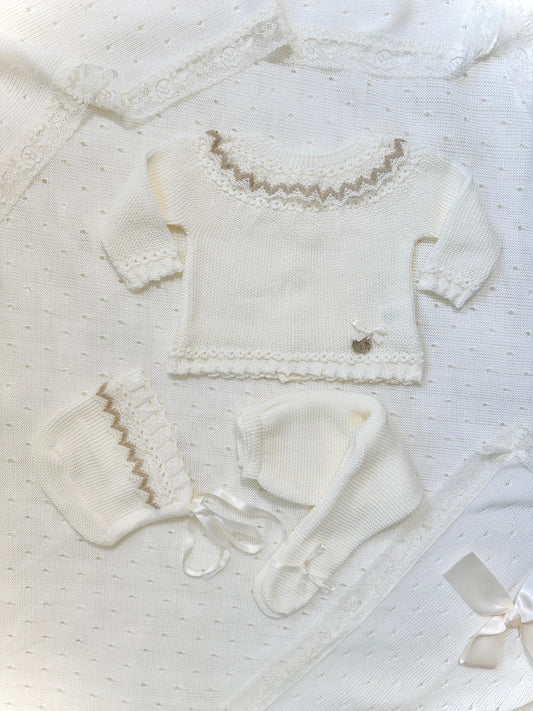 Lucian Set - White & Beige