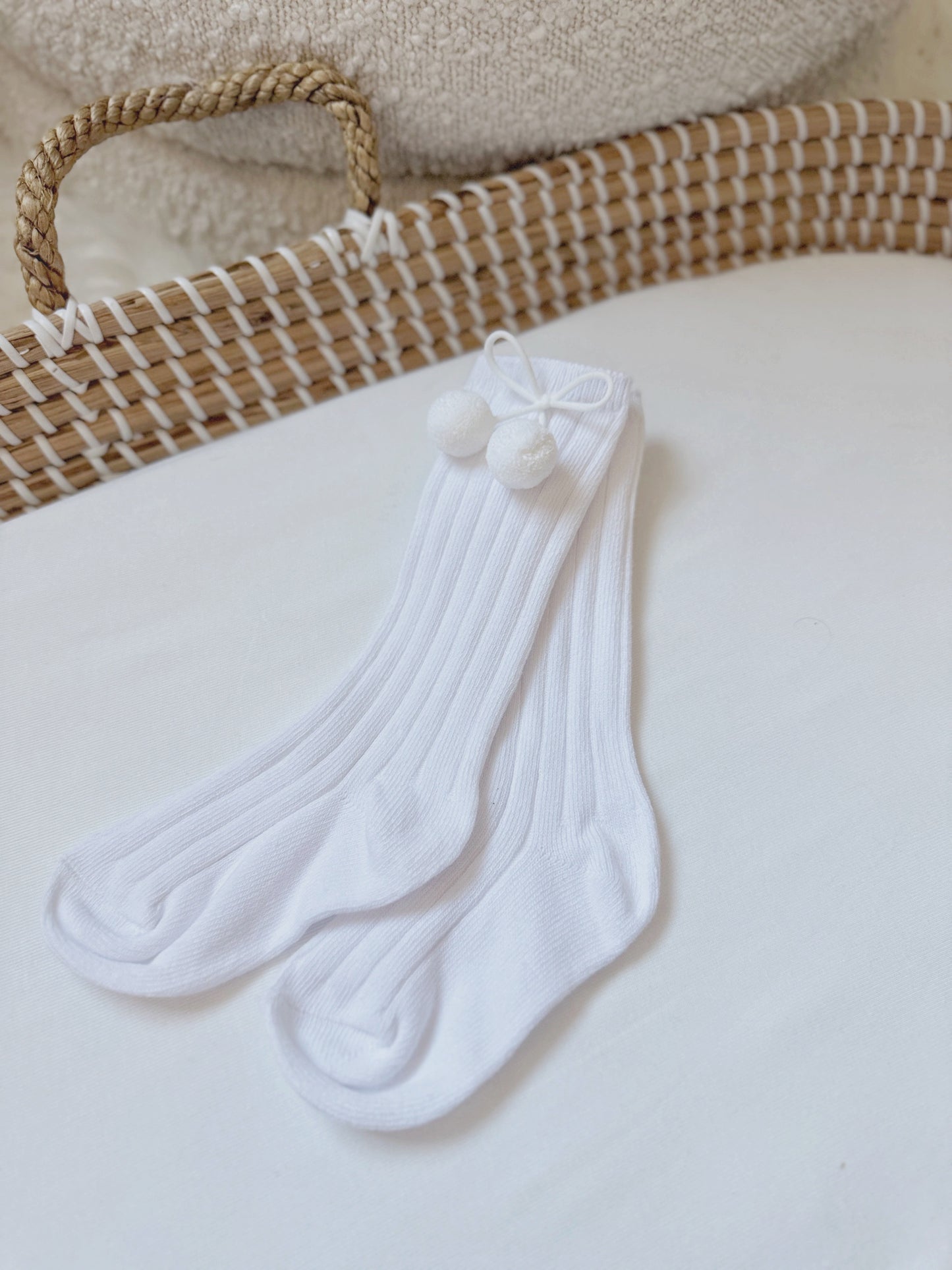 Halo Socks - White
